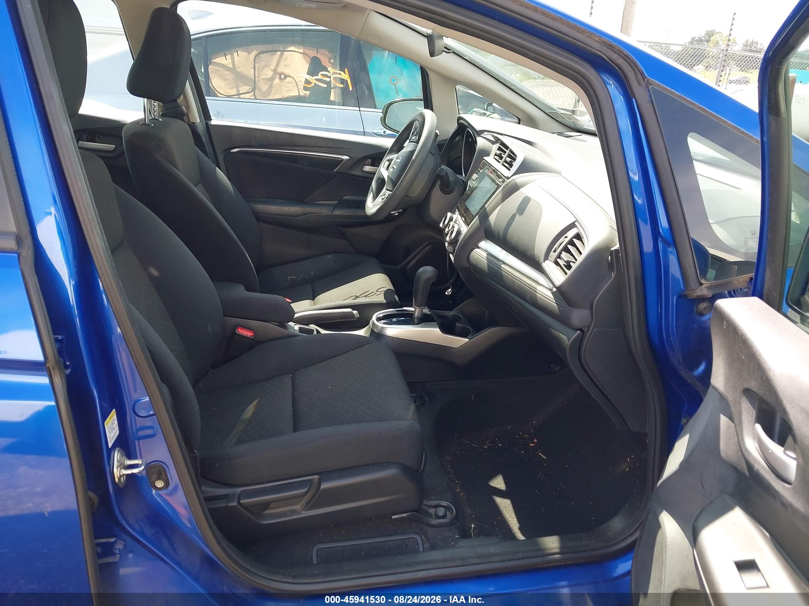 2015 Honda Fit Ex/ex-l Blue vin: 3HGGK5H85FM743518