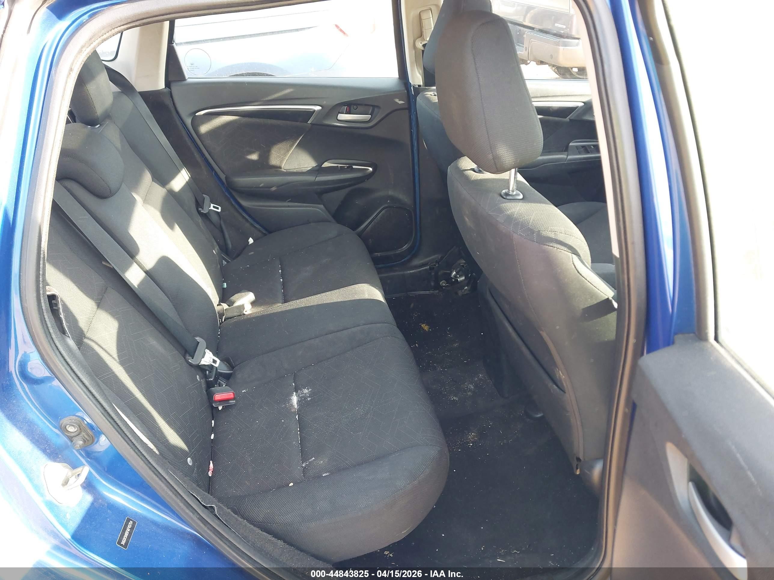 2015 Honda Fit Ex/ex-l Синий vin: 3HGGK5H85FM745754