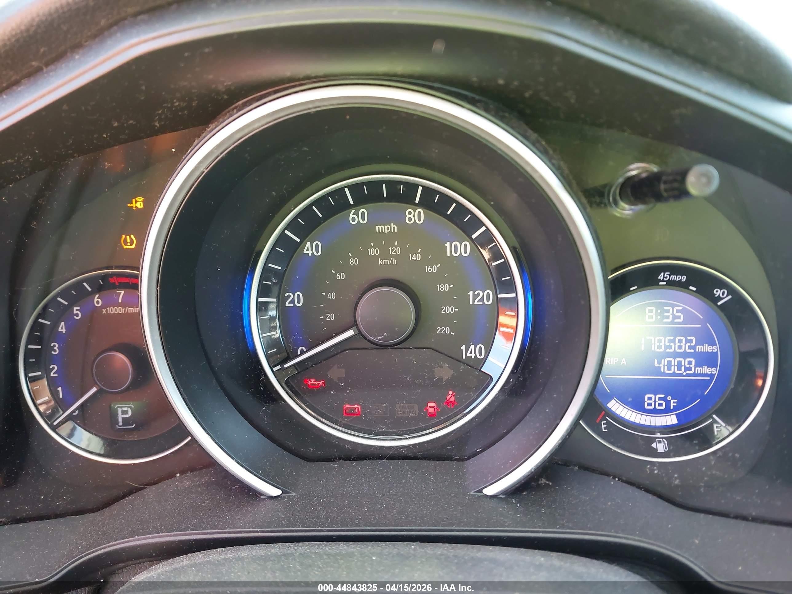 2015 Honda Fit Ex/ex-l Синий vin: 3HGGK5H85FM745754