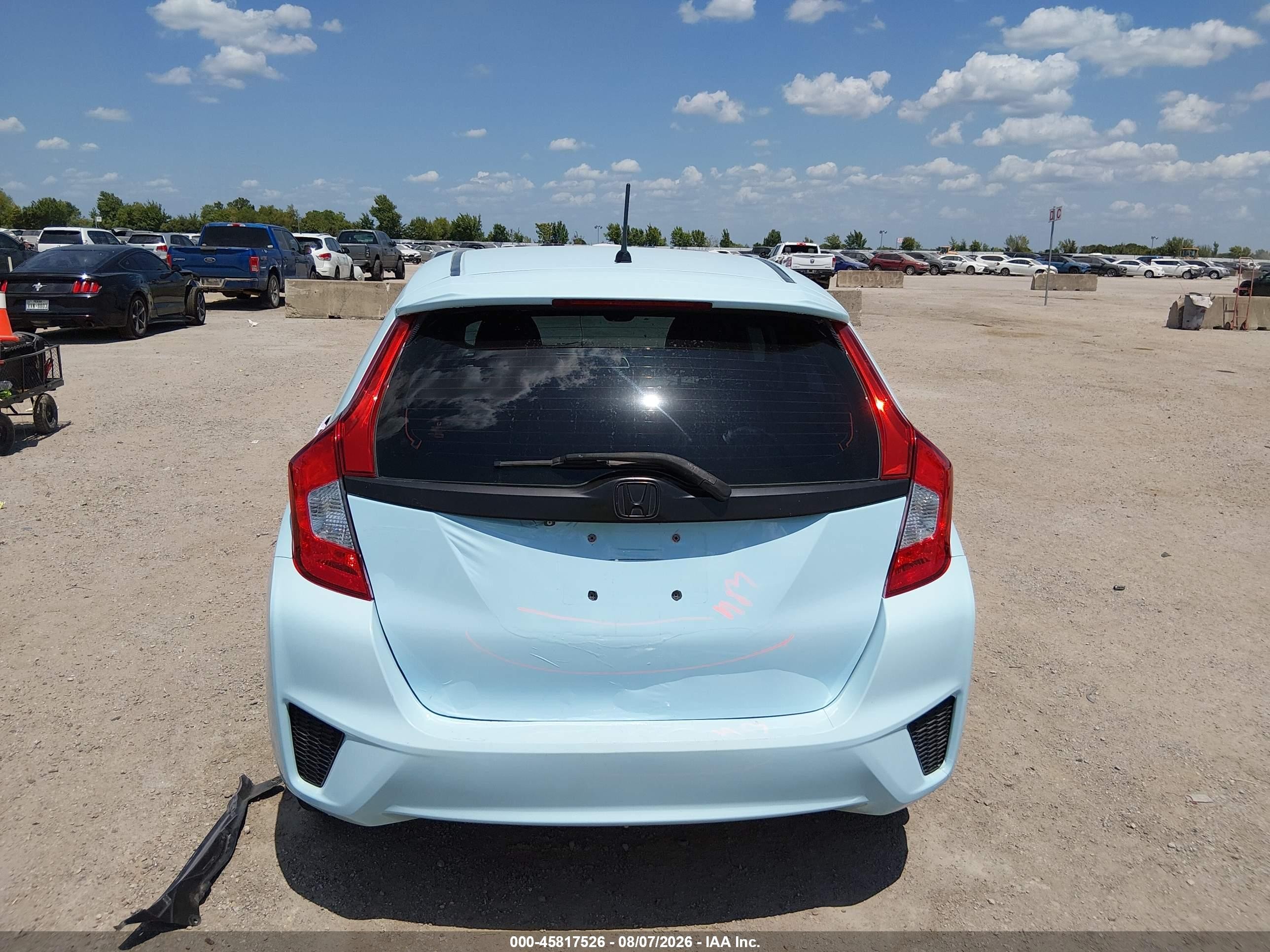 2015 Honda Fit Ex/ex-l Синий vin: 3HGGK5H85FM746676