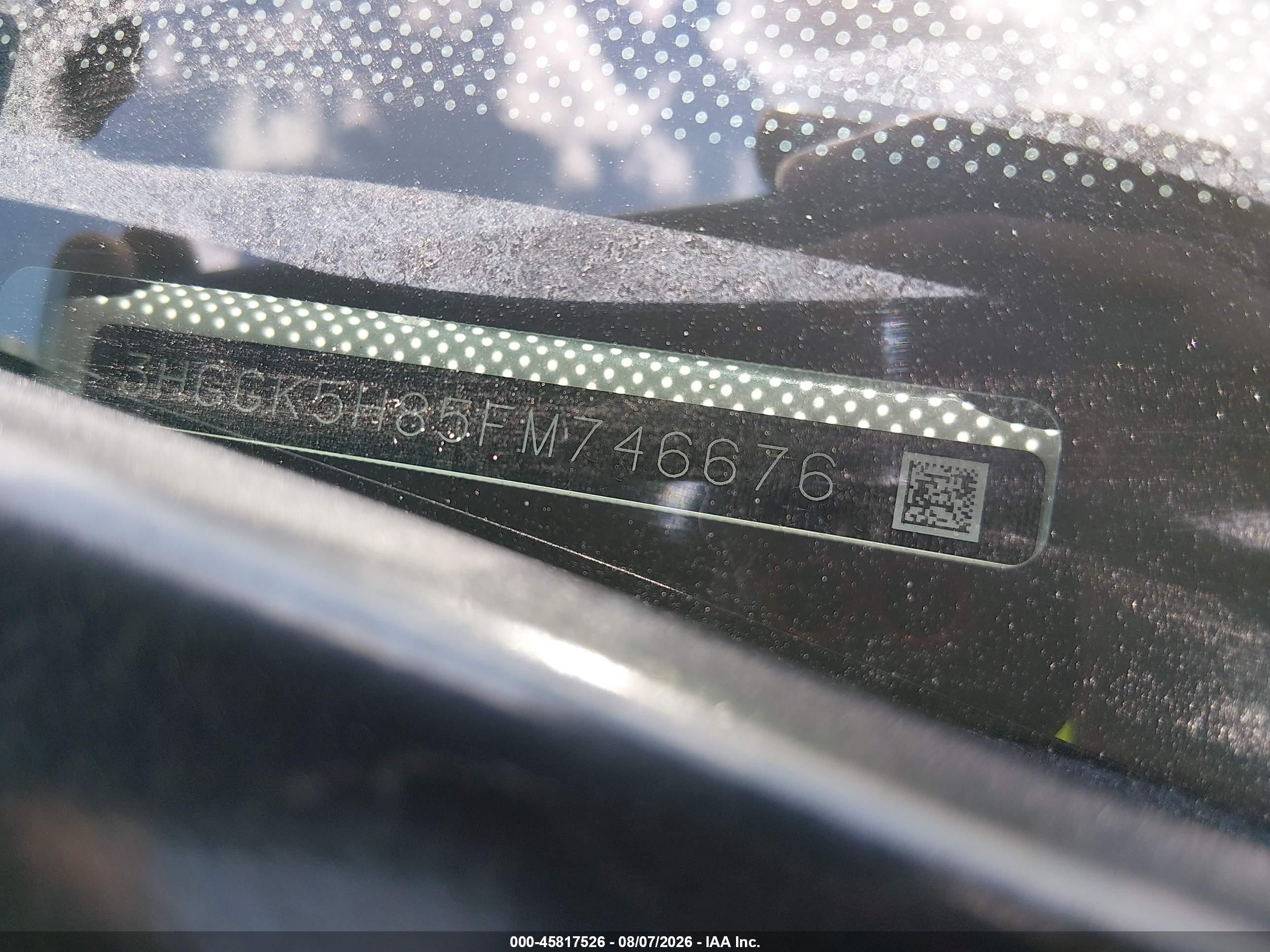 2015 Honda Fit Ex/ex-l Синий vin: 3HGGK5H85FM746676