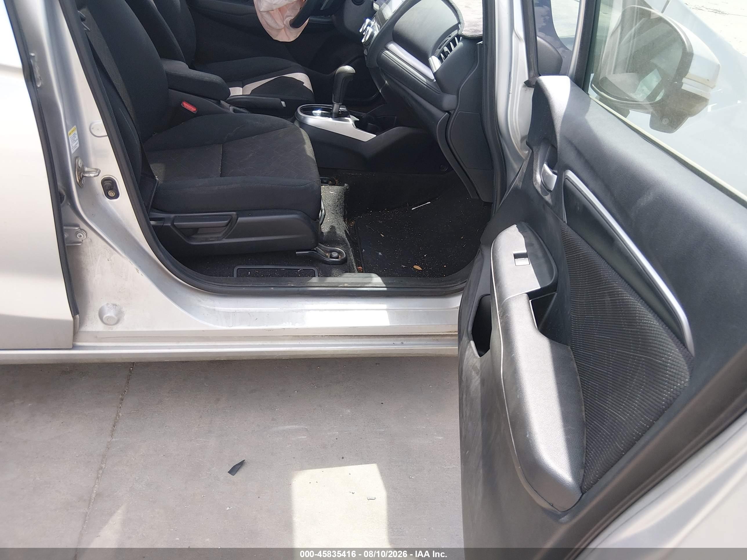 2015 Honda Fit Ex/ex-l Silver vin: 3HGGK5H85FM754275