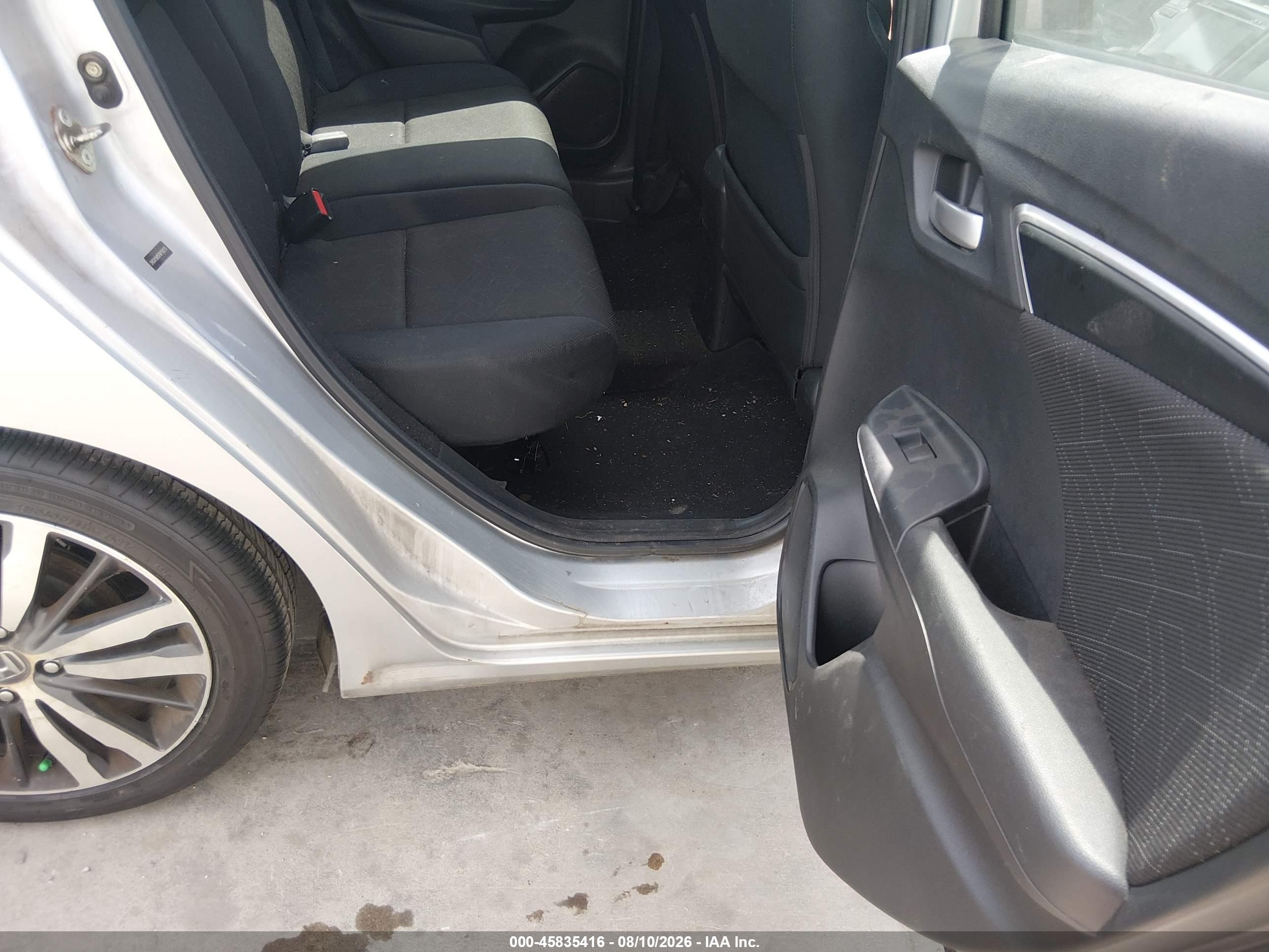 2015 Honda Fit Ex/ex-l Silver vin: 3HGGK5H85FM754275