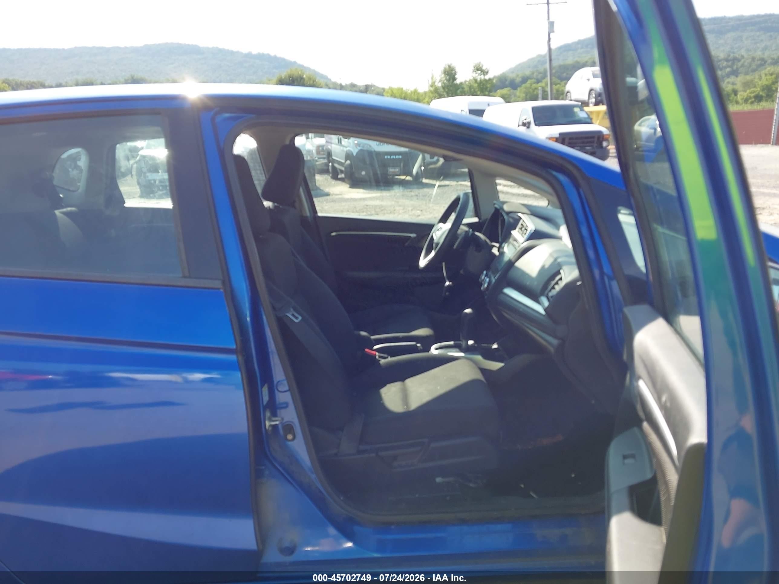 2015 Honda Fit Ex/ex-l Синий vin: 3HGGK5H85FM771013