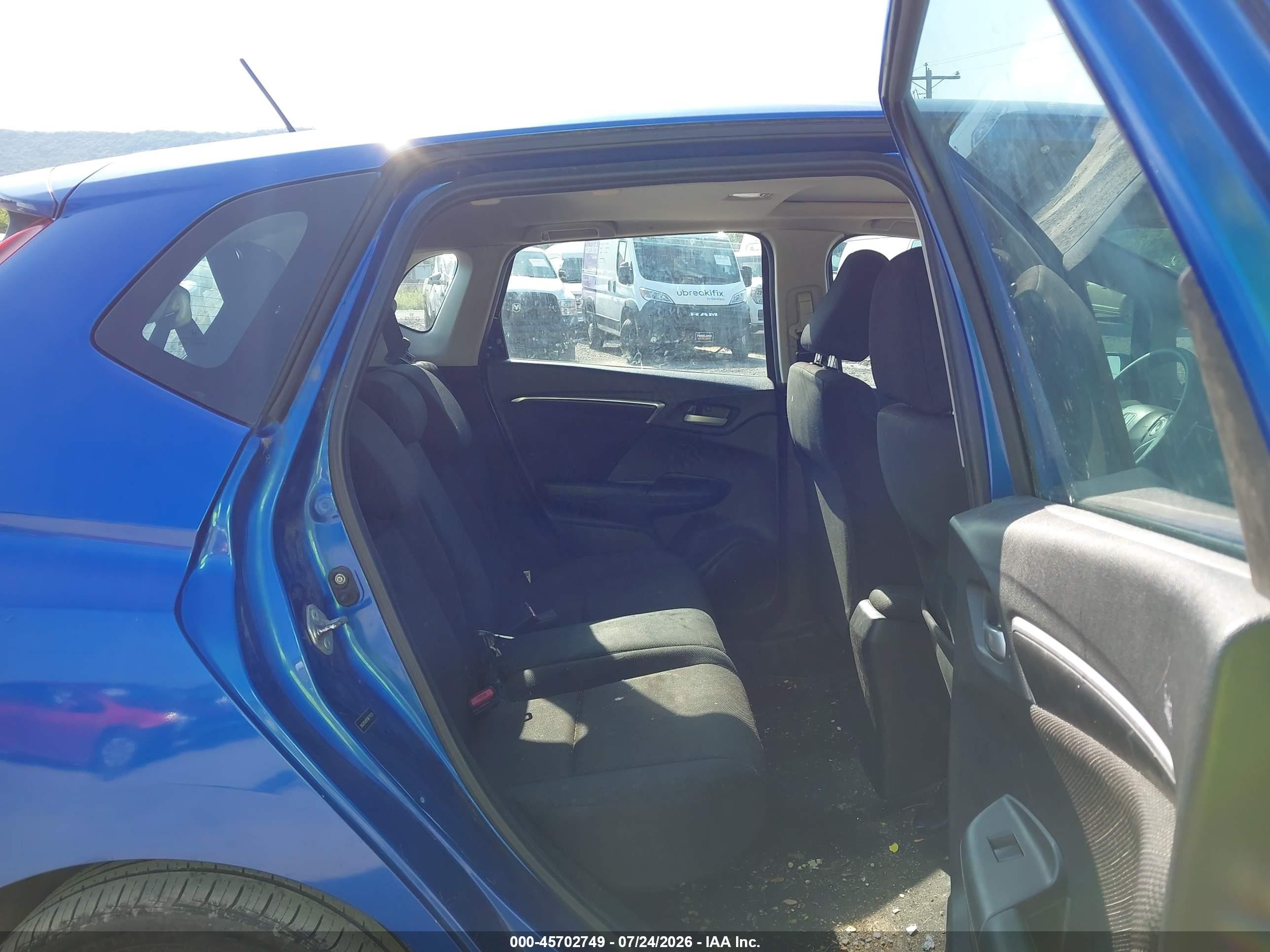 2015 Honda Fit Ex/ex-l Синий vin: 3HGGK5H85FM771013