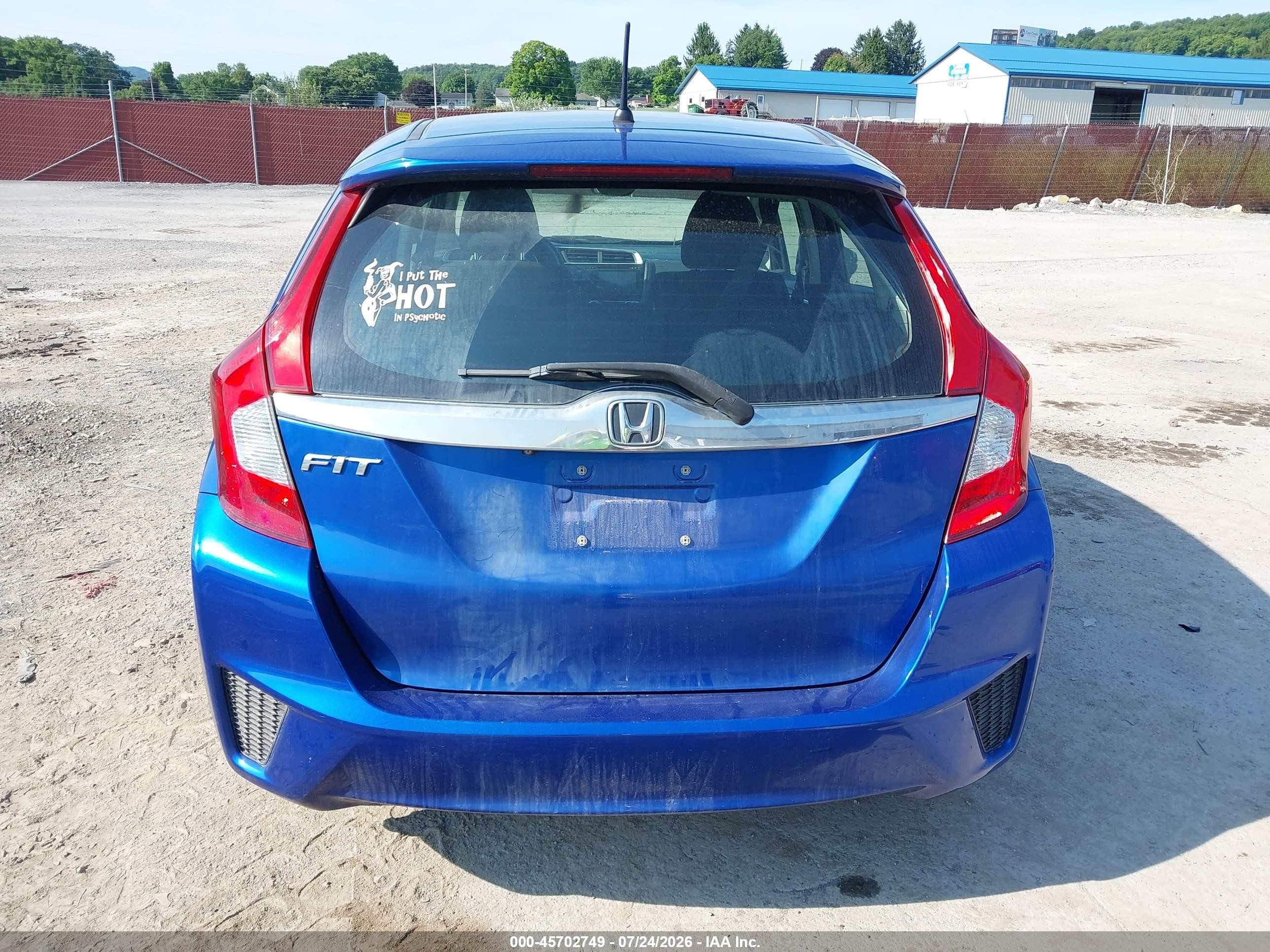 2015 Honda Fit Ex/ex-l Синий vin: 3HGGK5H85FM771013
