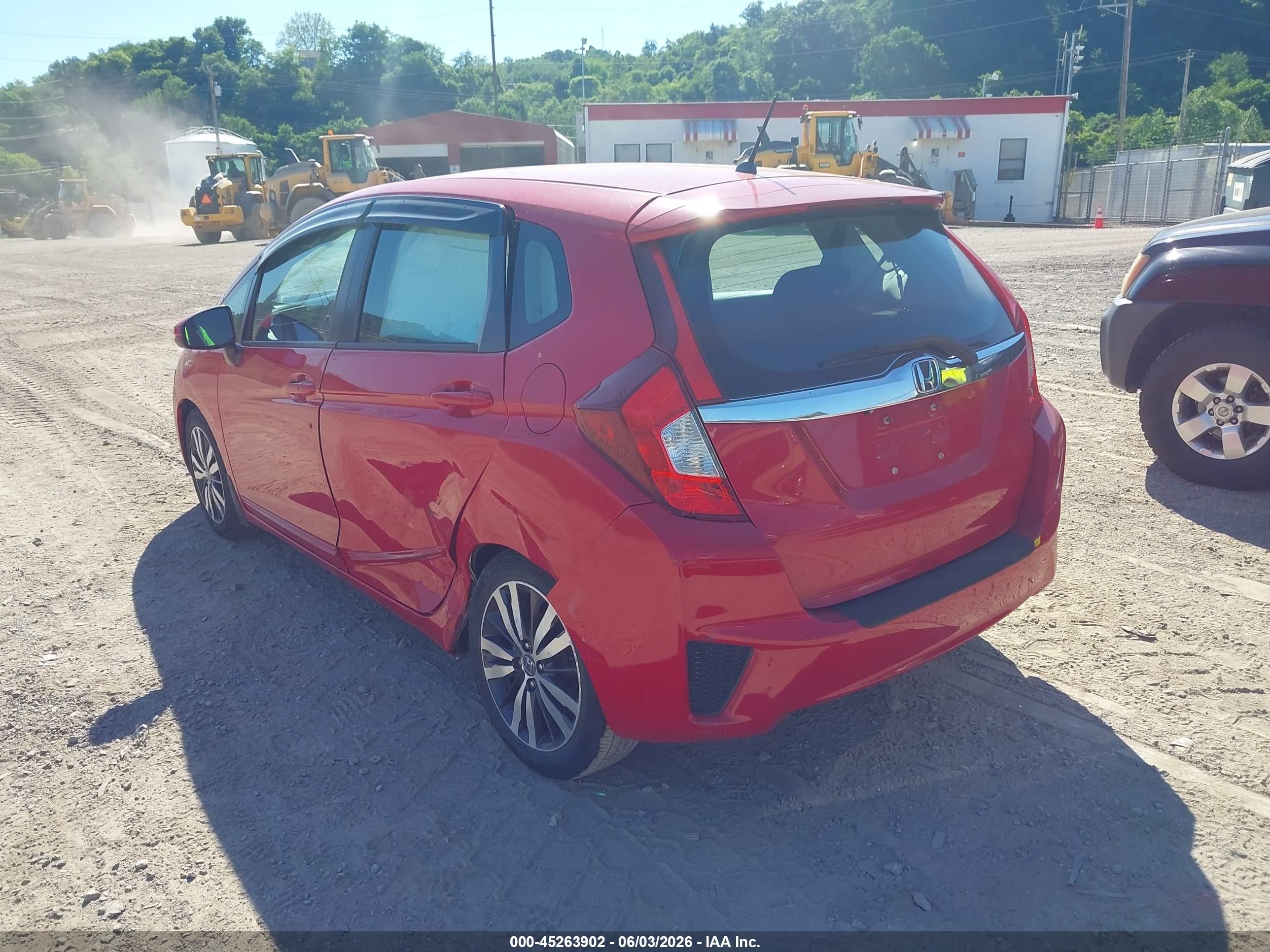 2015 Honda Fit Ex/ex-l Red vin: 3HGGK5H85FM771688
