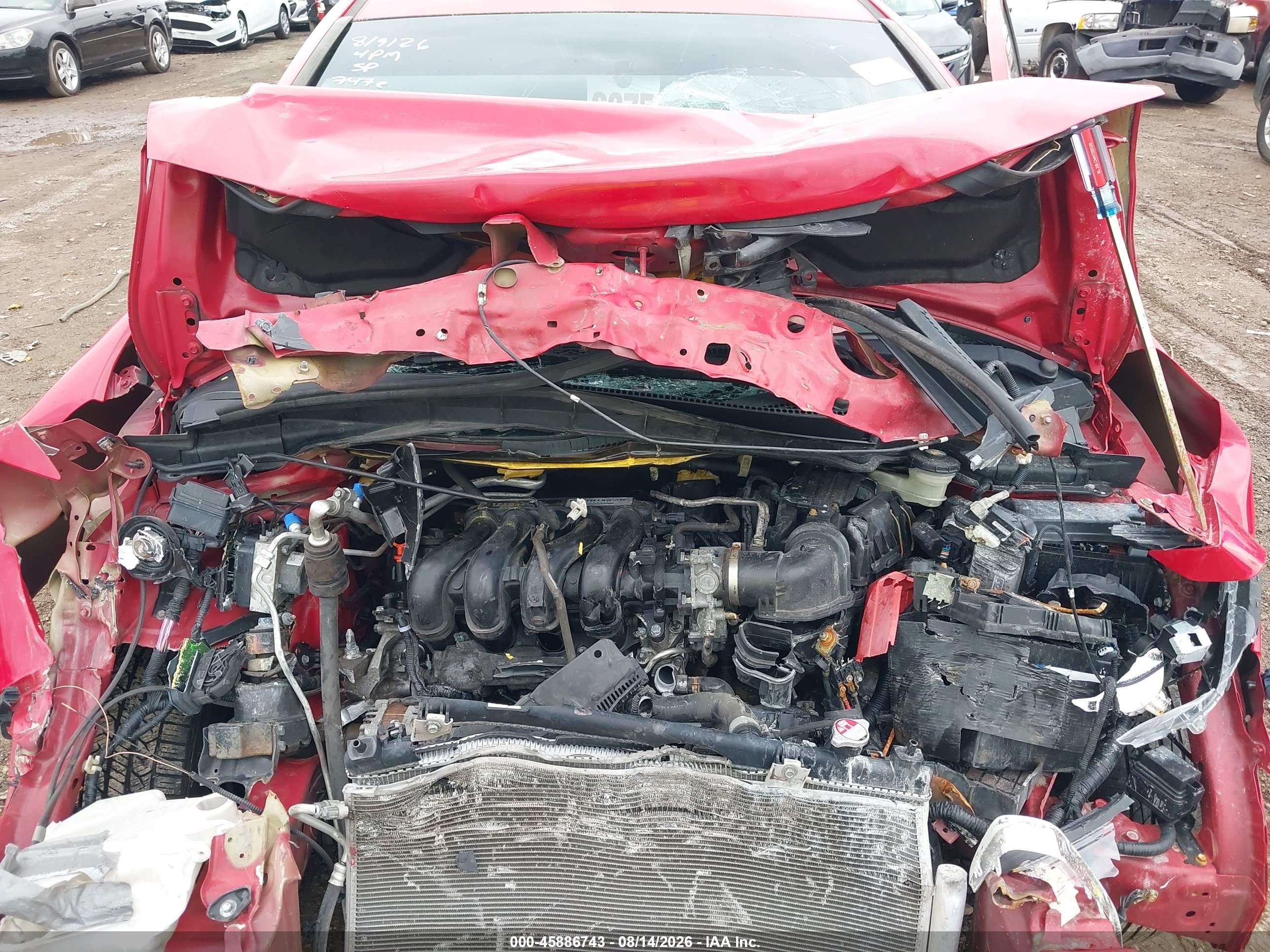 2015 Honda Fit Ex/ex-l Красный vin: 3HGGK5H85FM773506