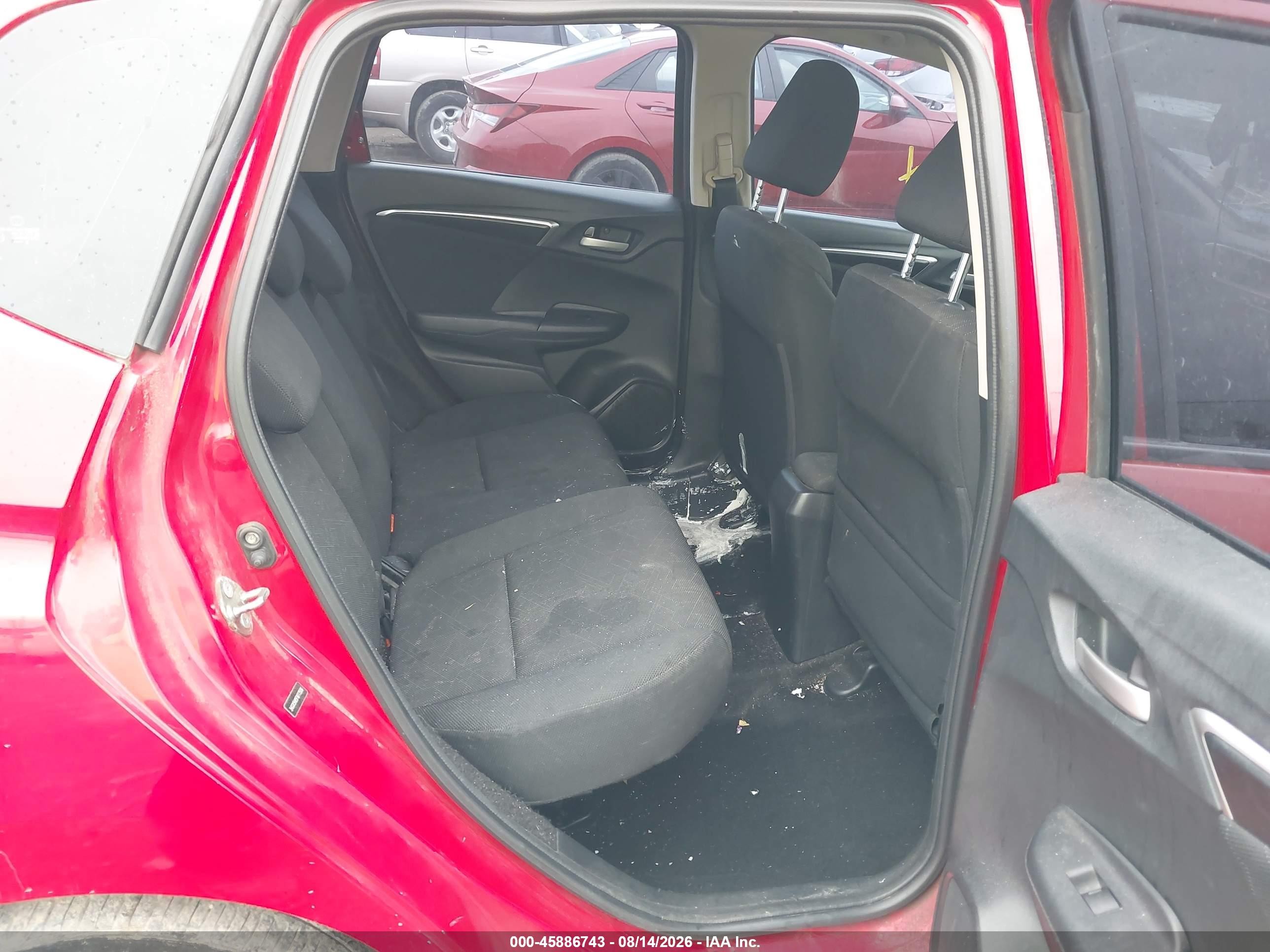 2015 Honda Fit Ex/ex-l Красный vin: 3HGGK5H85FM773506