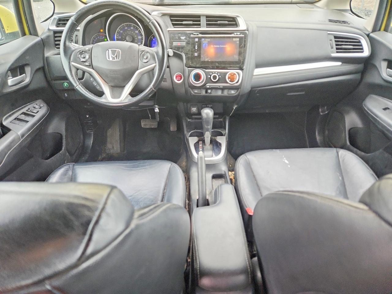 2015 Honda Fit Ex Yellow vin: 3HGGK5H85FM776695