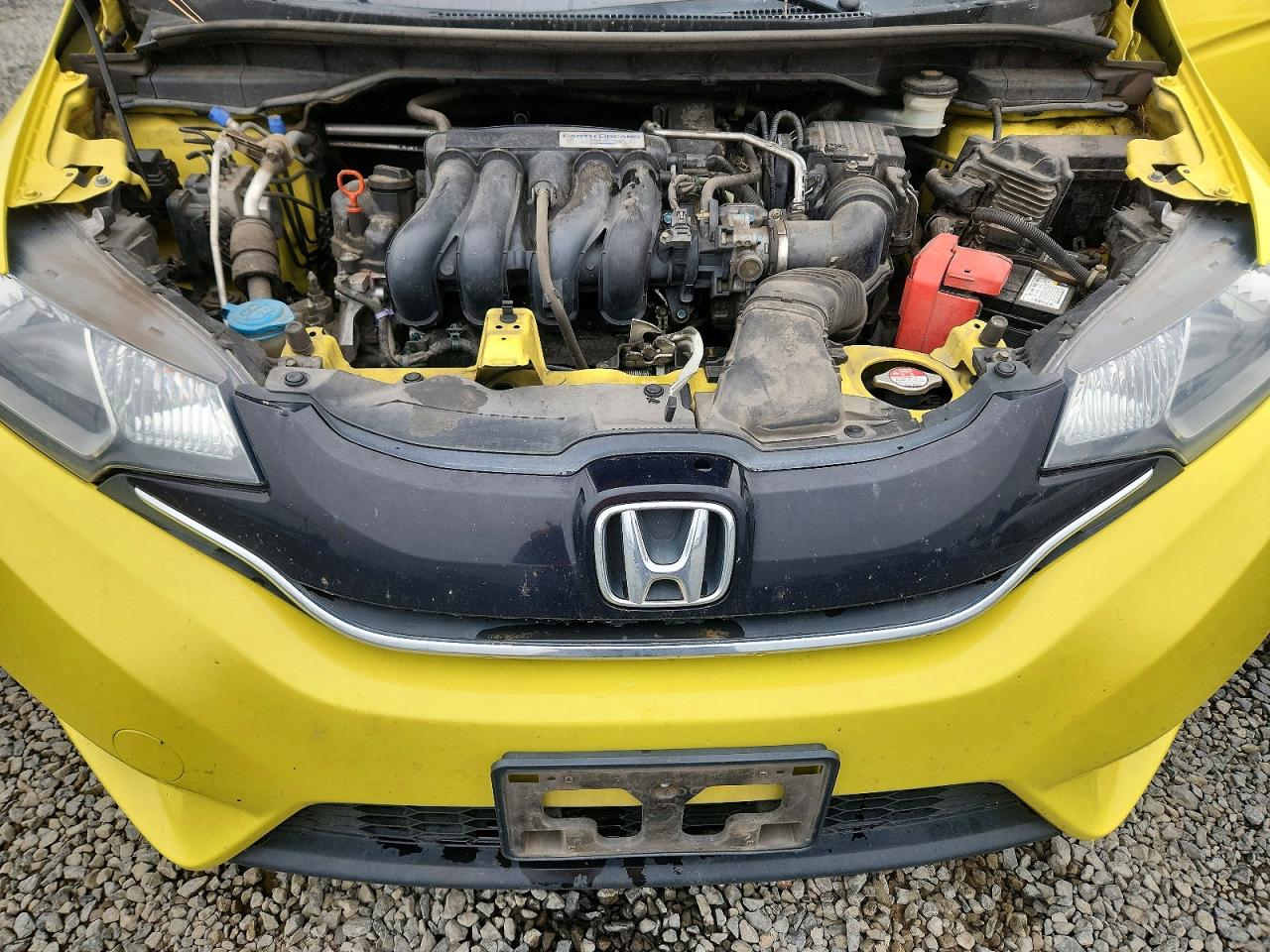 2015 Honda Fit Ex Yellow vin: 3HGGK5H85FM776695