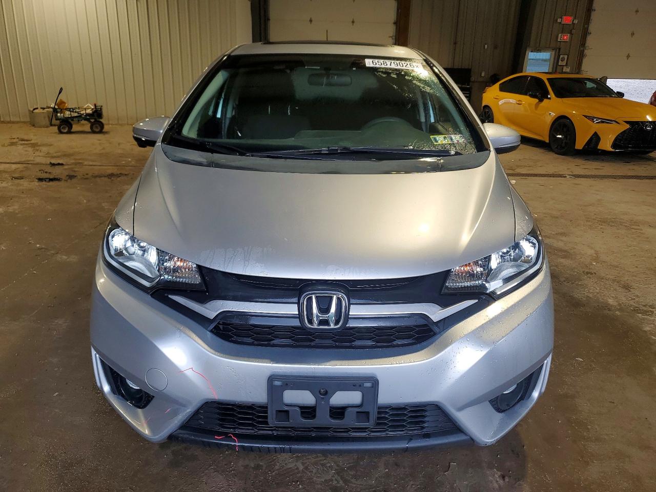 2015 Honda Fit Ex Silver vin: 3HGGK5H86FM701911