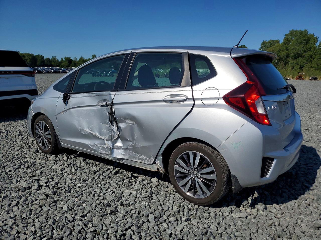 2015 Honda Fit Ex Silver vin: 3HGGK5H86FM705358