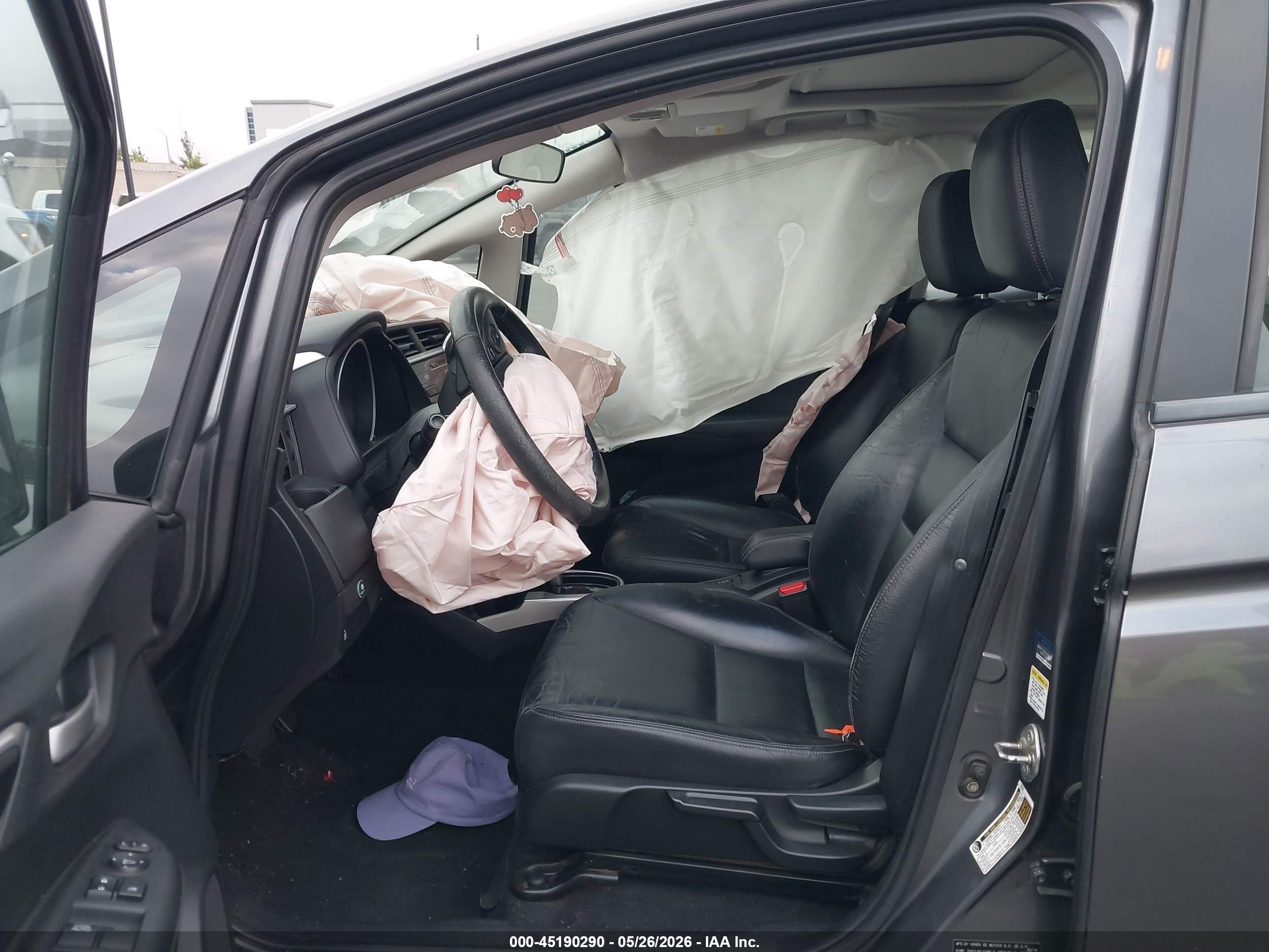 2015 Honda Fit Ex/ex-l Серый vin: 3HGGK5H86FM710592