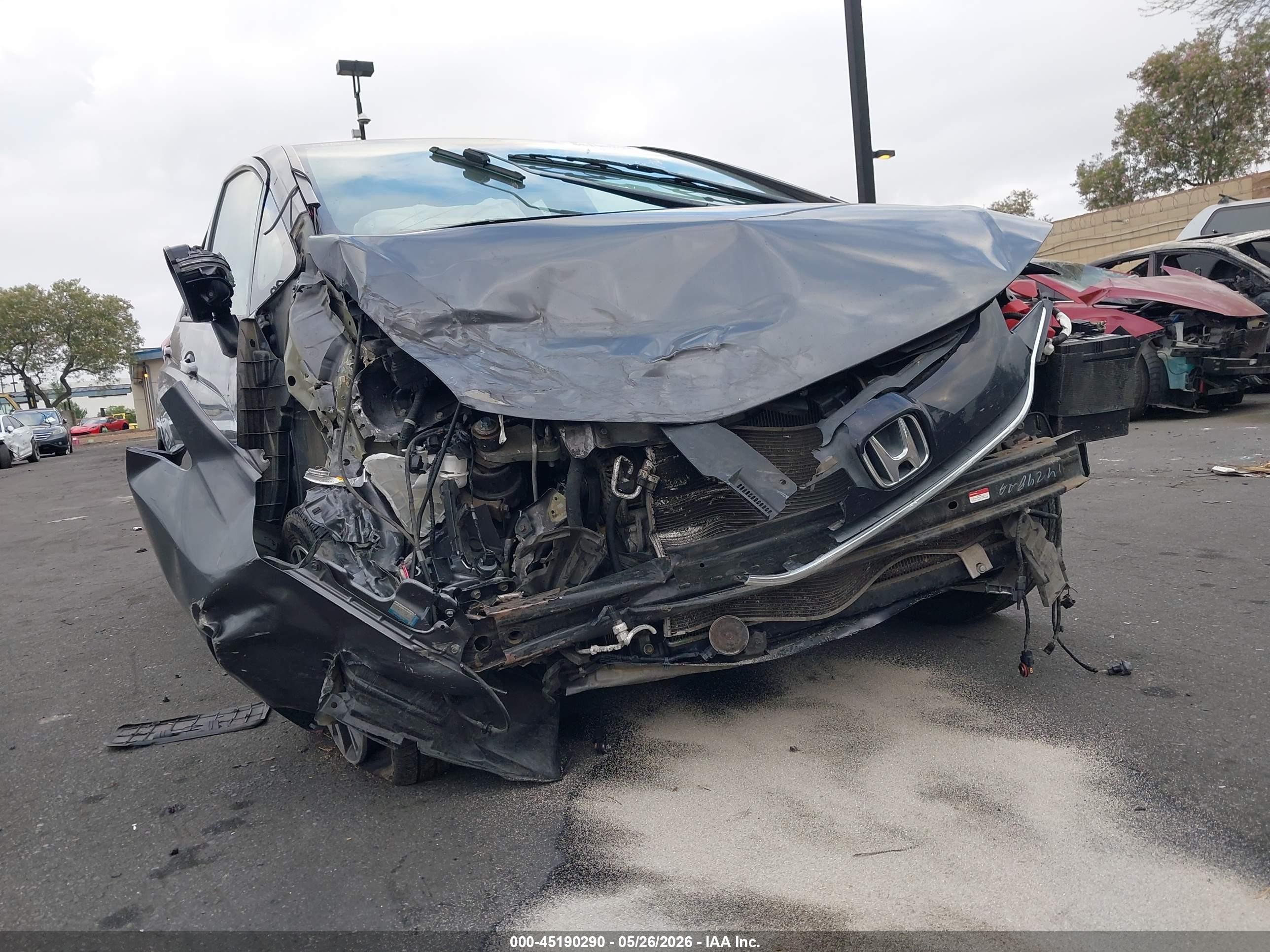 2015 Honda Fit Ex/ex-l Серый vin: 3HGGK5H86FM710592
