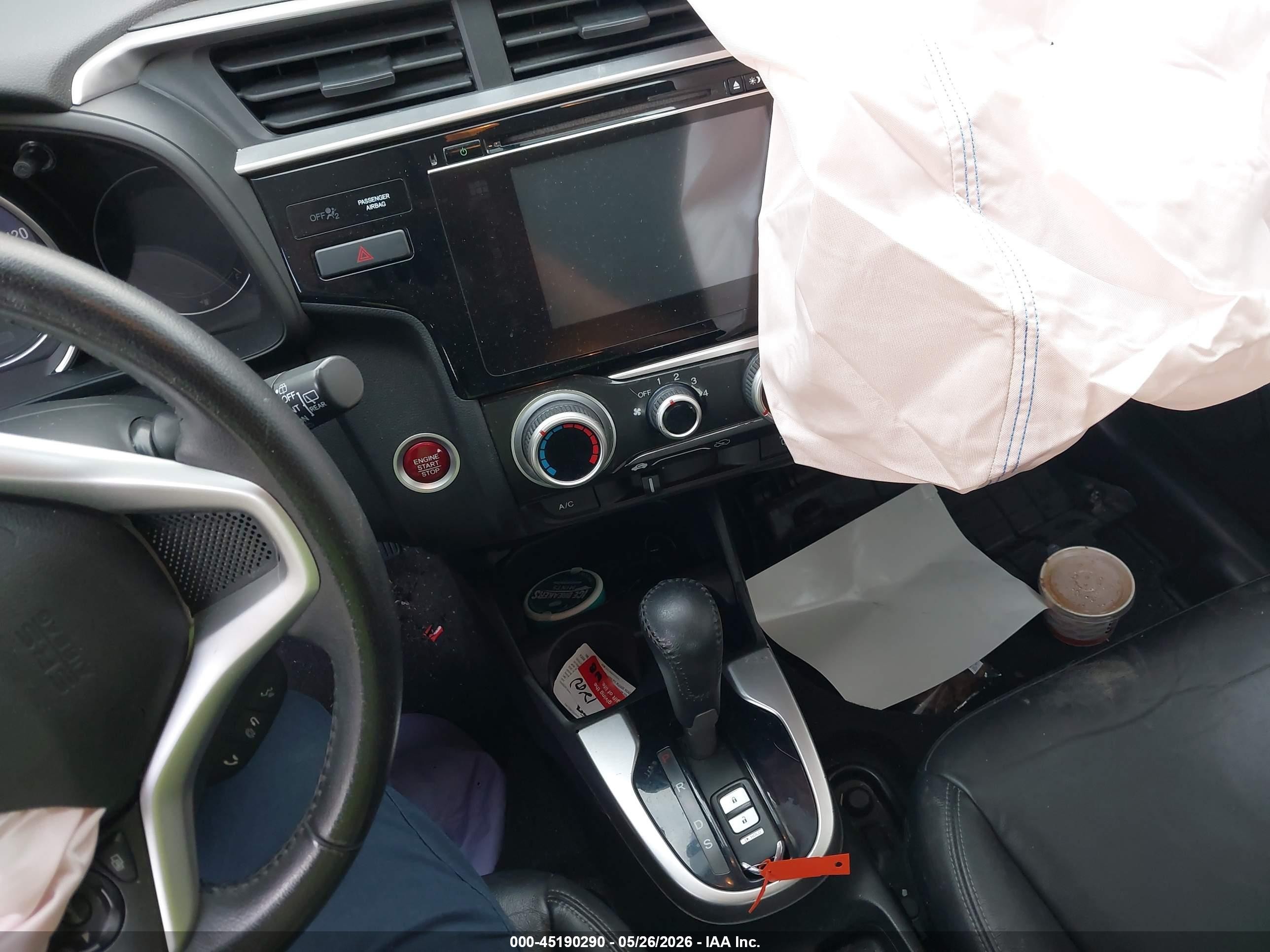 2015 Honda Fit Ex/ex-l Серый vin: 3HGGK5H86FM710592