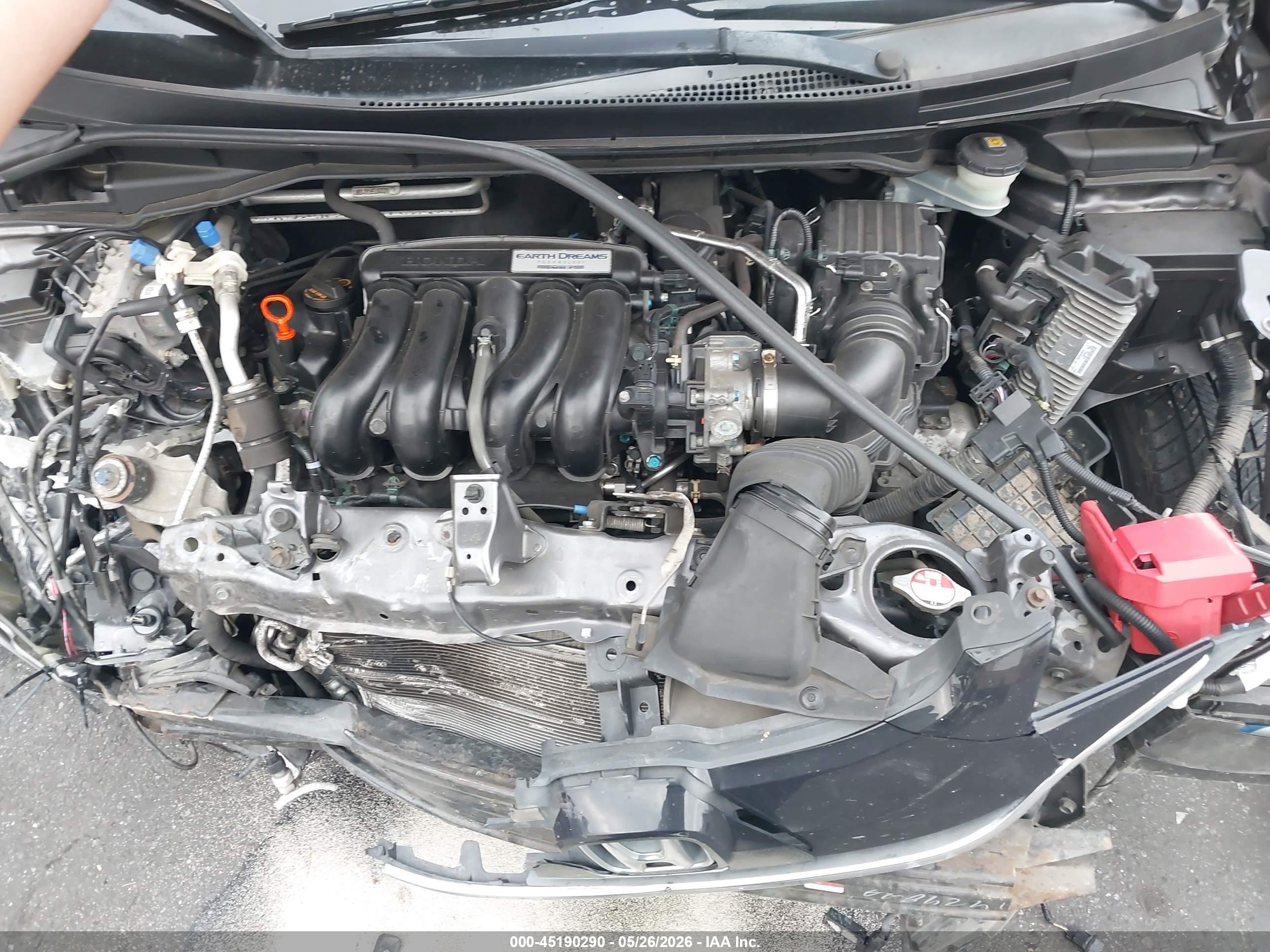 2015 Honda Fit Ex/ex-l Серый vin: 3HGGK5H86FM710592
