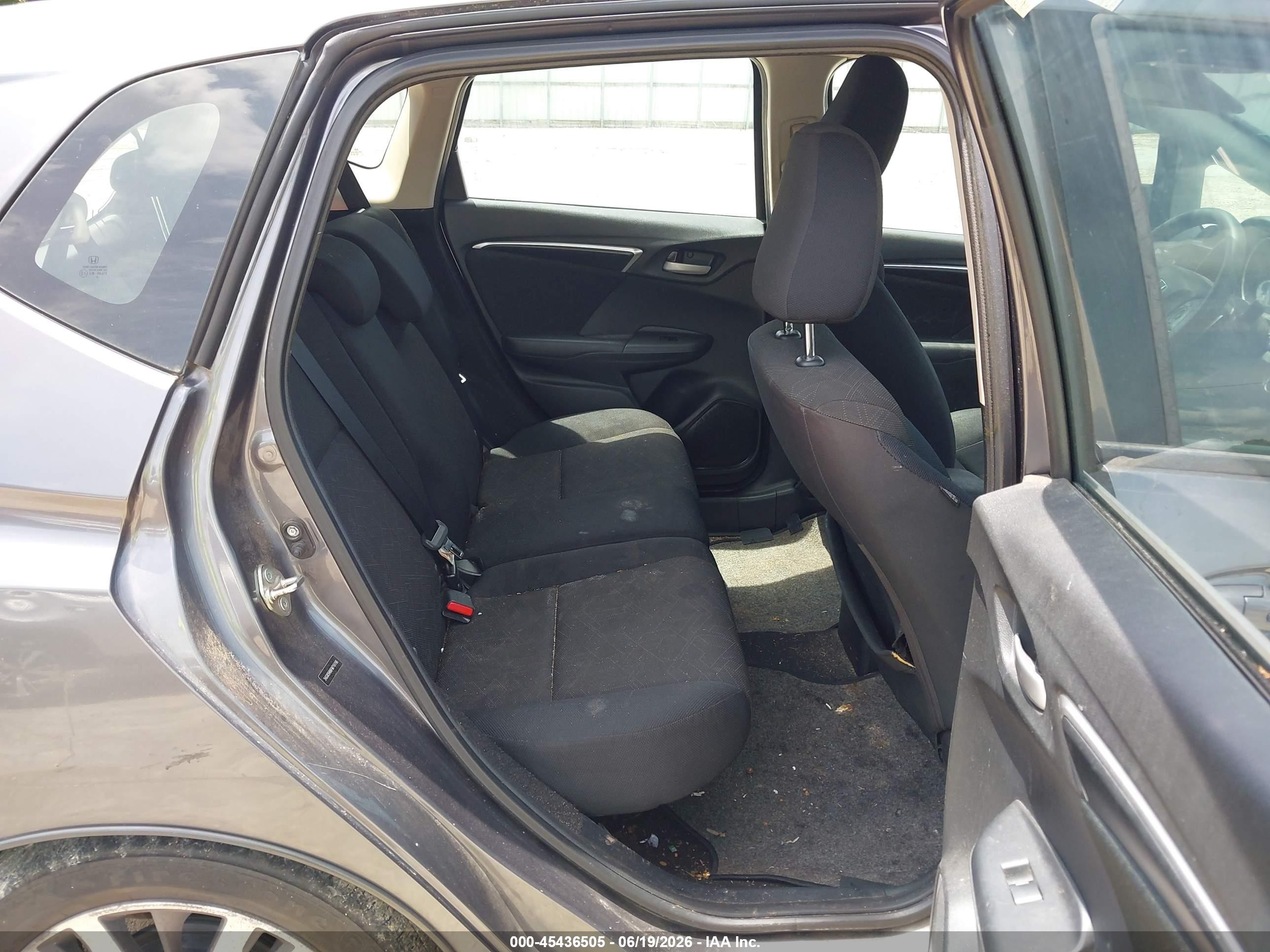2015 Honda Fit Ex/ex-l Gray vin: 3HGGK5H86FM716196