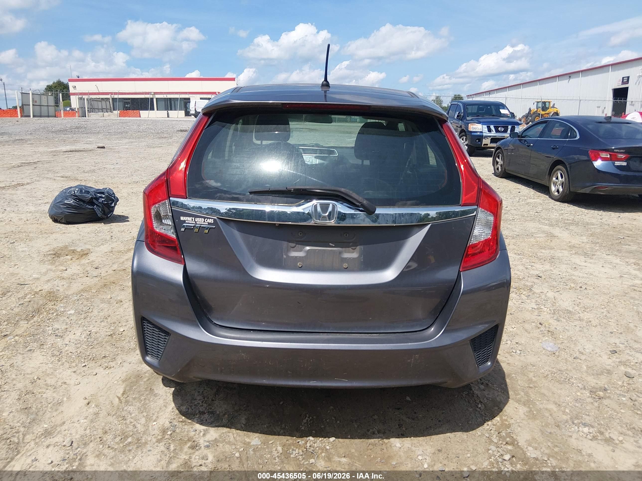 2015 Honda Fit Ex/ex-l Gray vin: 3HGGK5H86FM716196