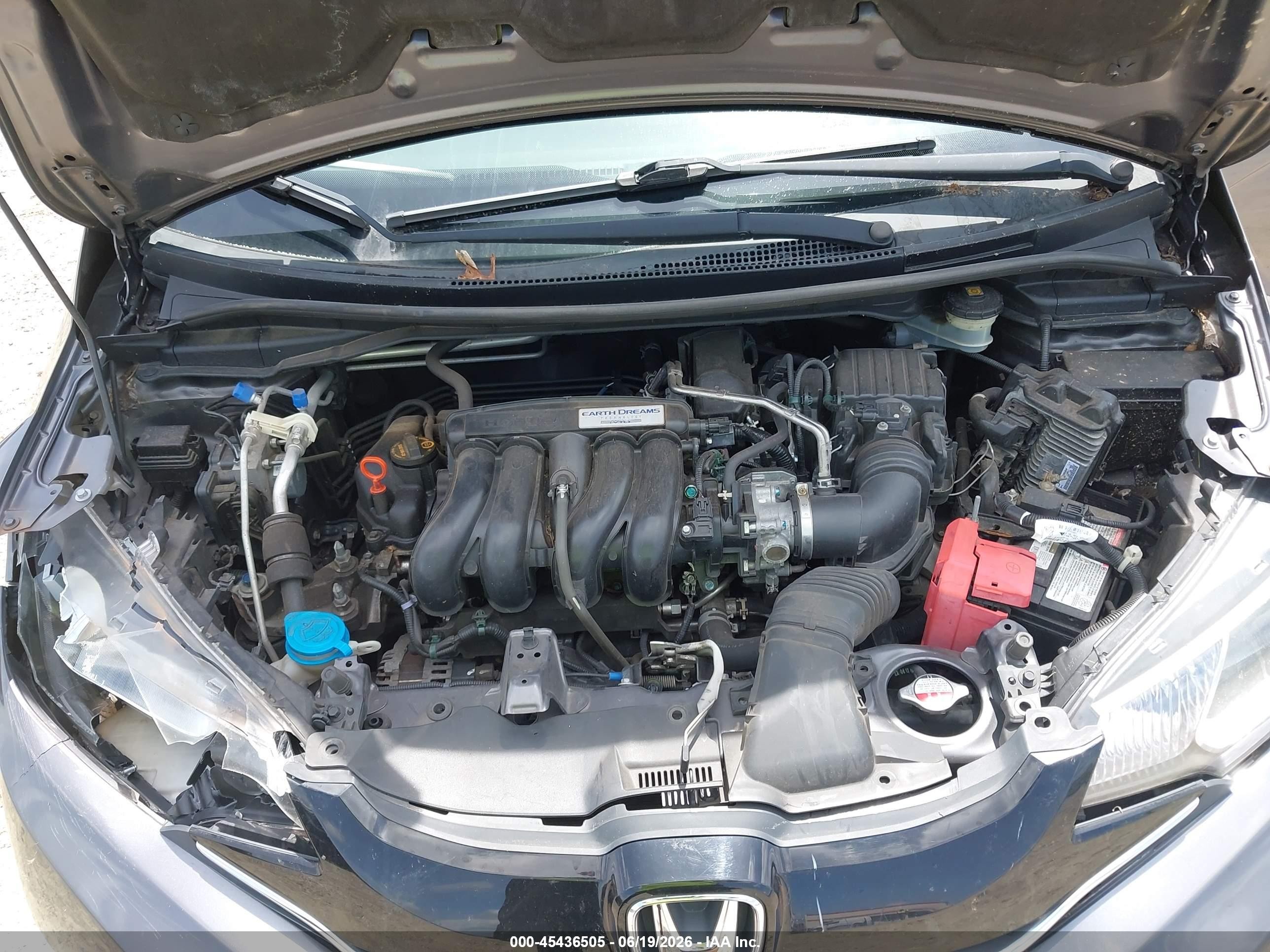2015 Honda Fit Ex/ex-l Gray vin: 3HGGK5H86FM716196