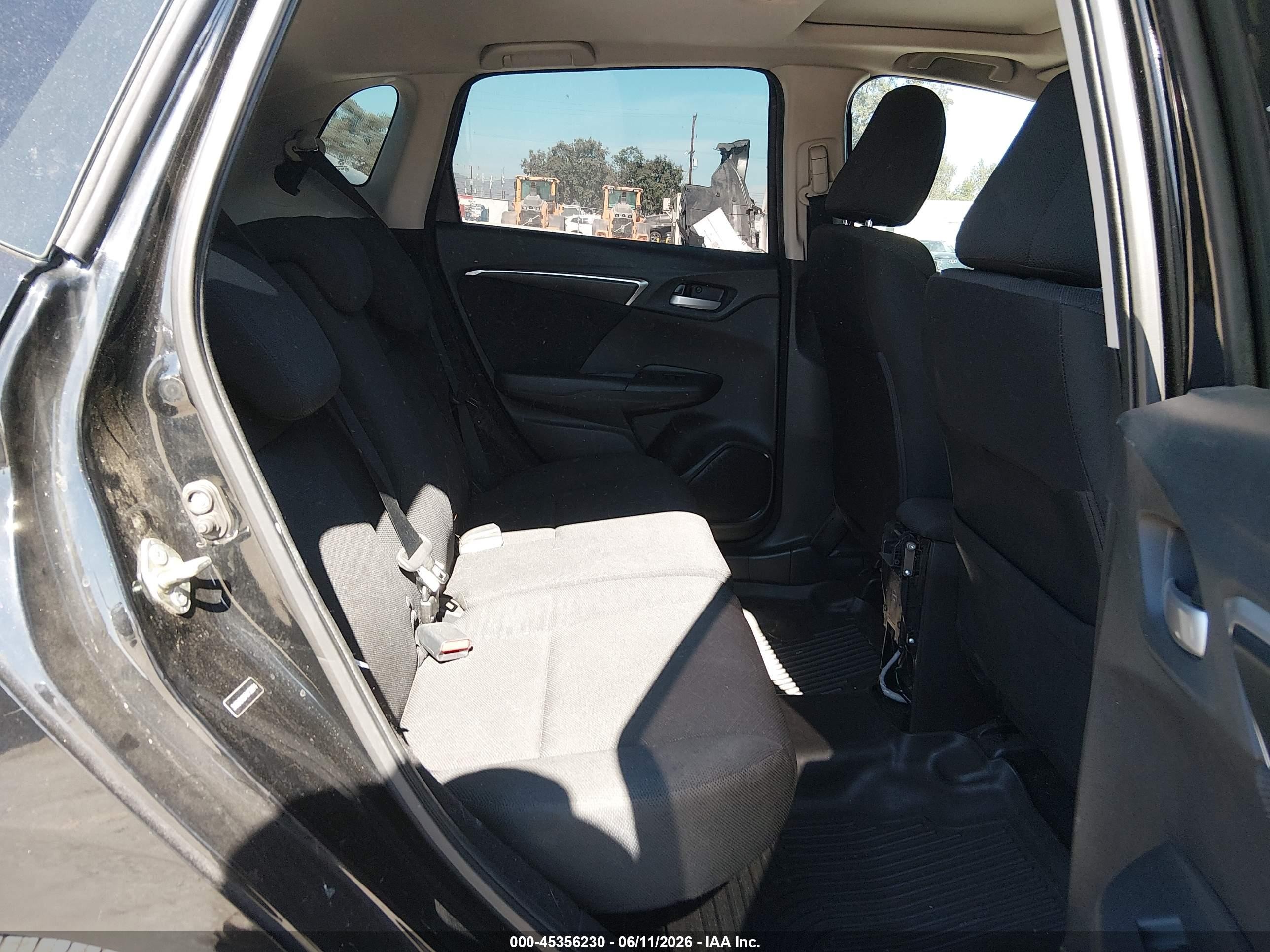 2015 Honda Fit Ex/ex-l Black vin: 3HGGK5H86FM732074