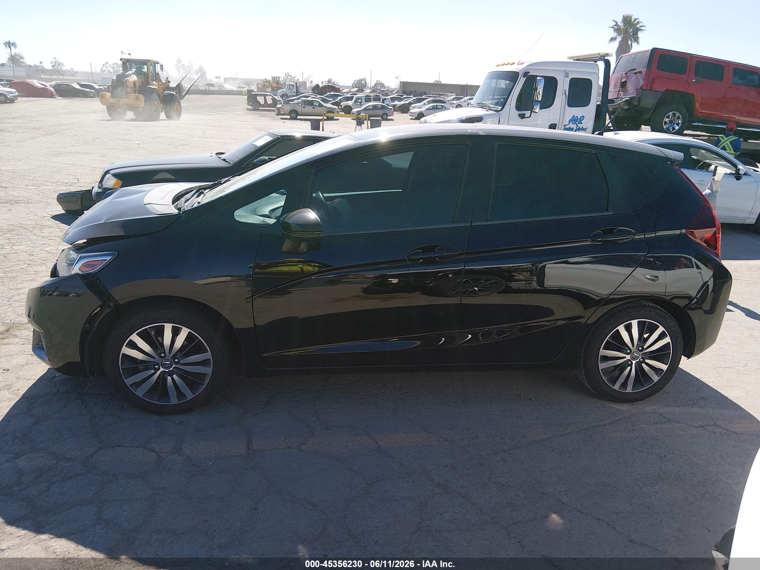 2015 Honda Fit Ex/ex-l Black vin: 3HGGK5H86FM732074