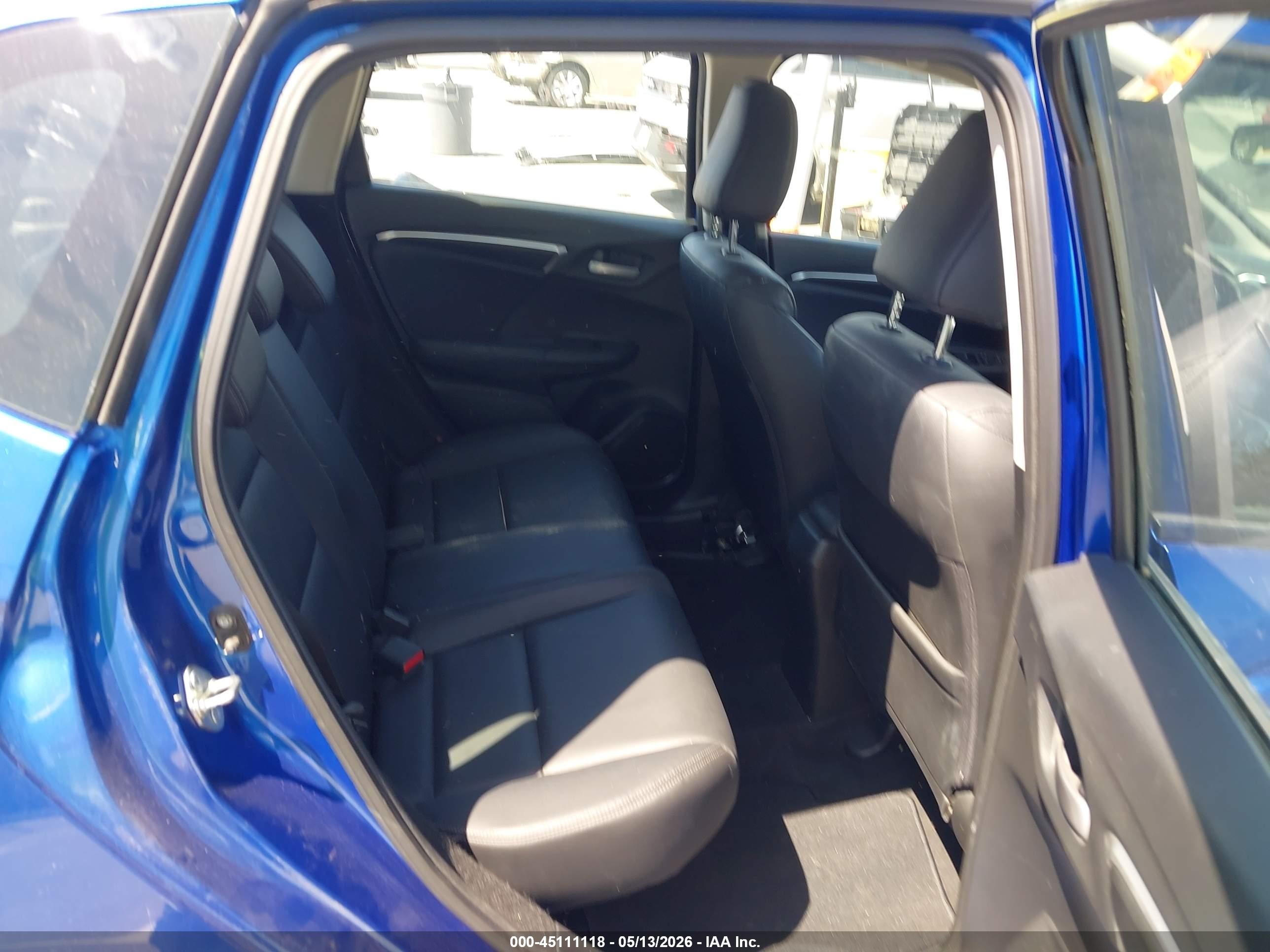 2015 Honda Fit Ex/ex-l Blue vin: 3HGGK5H86FM735671