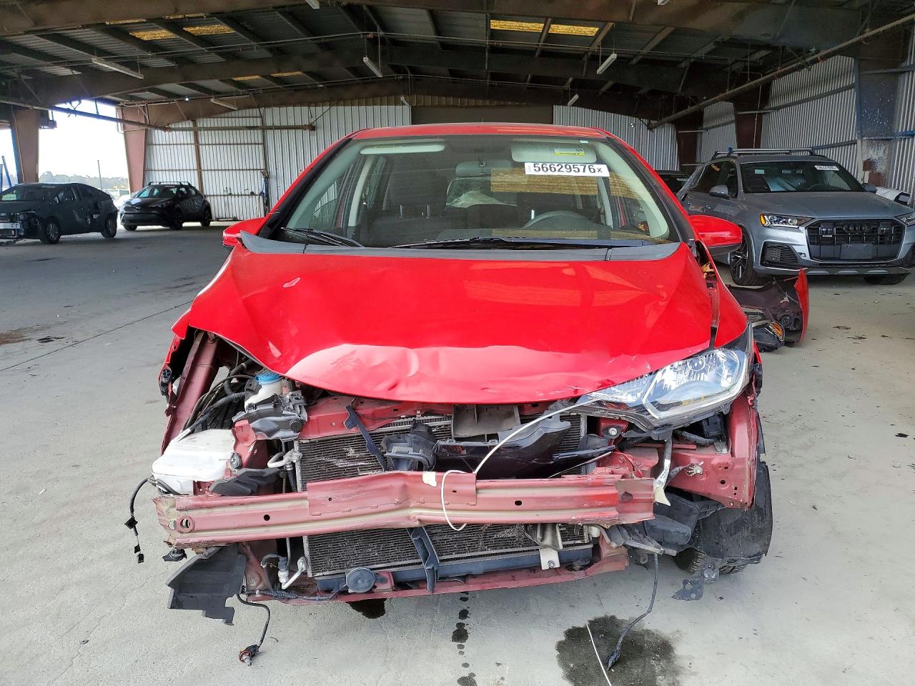 2015 Honda Fit Ex Красный vin: 3HGGK5H86FM739011