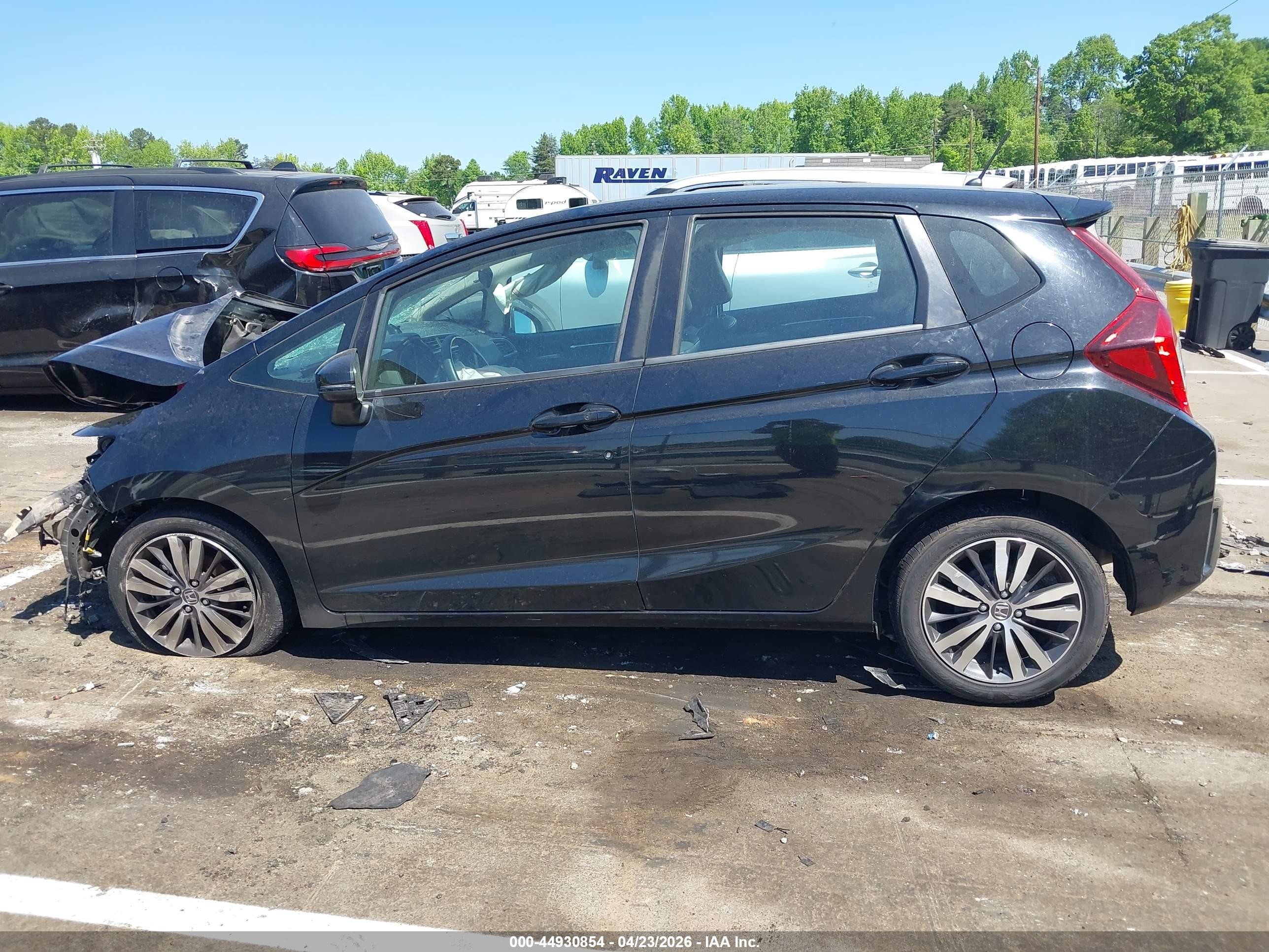 2015 Honda Fit Ex/ex-l Черный vin: 3HGGK5H86FM749537