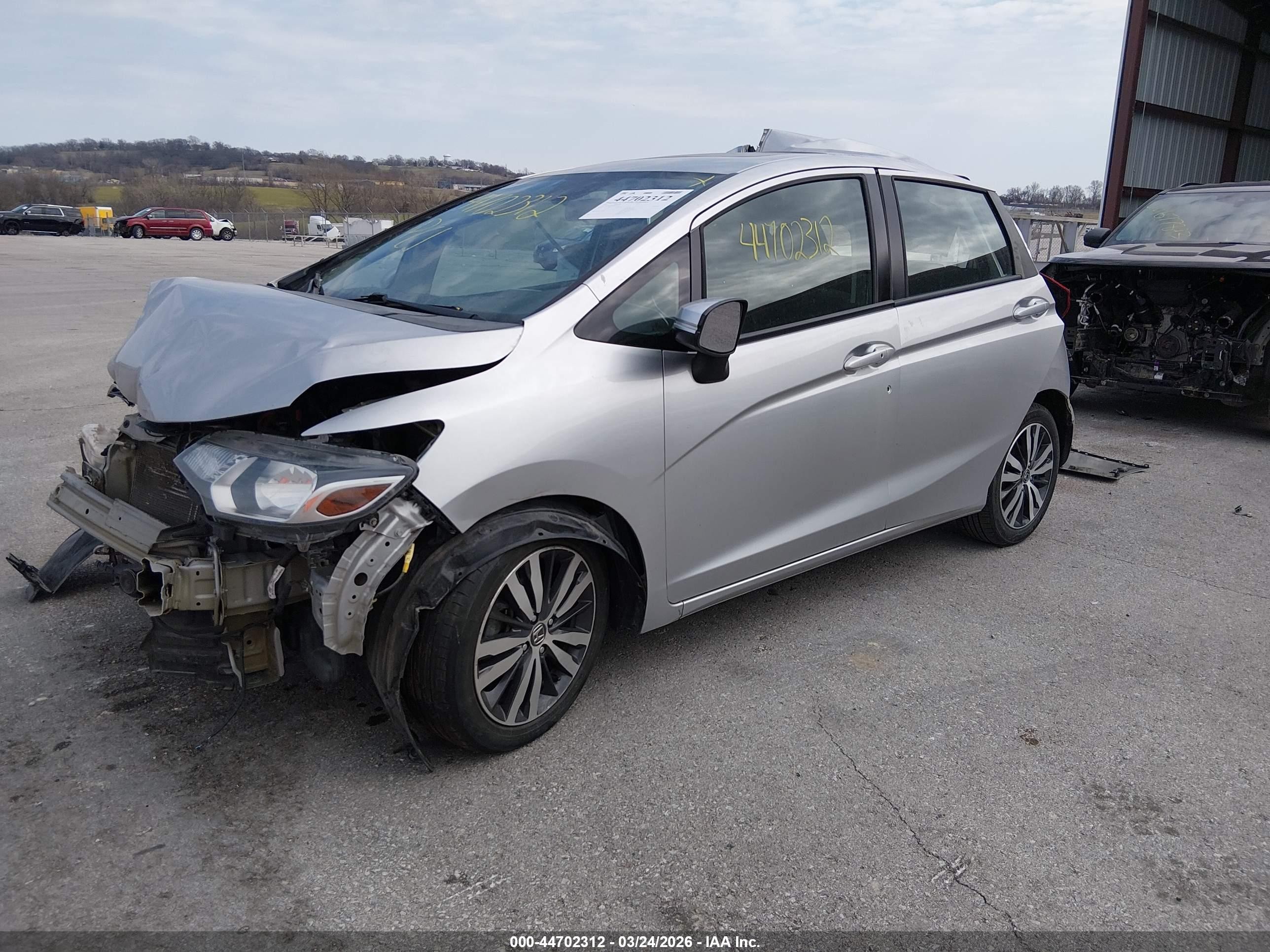 2015 Honda Fit Ex/ex-l Silver vin: 3HGGK5H86FM757279