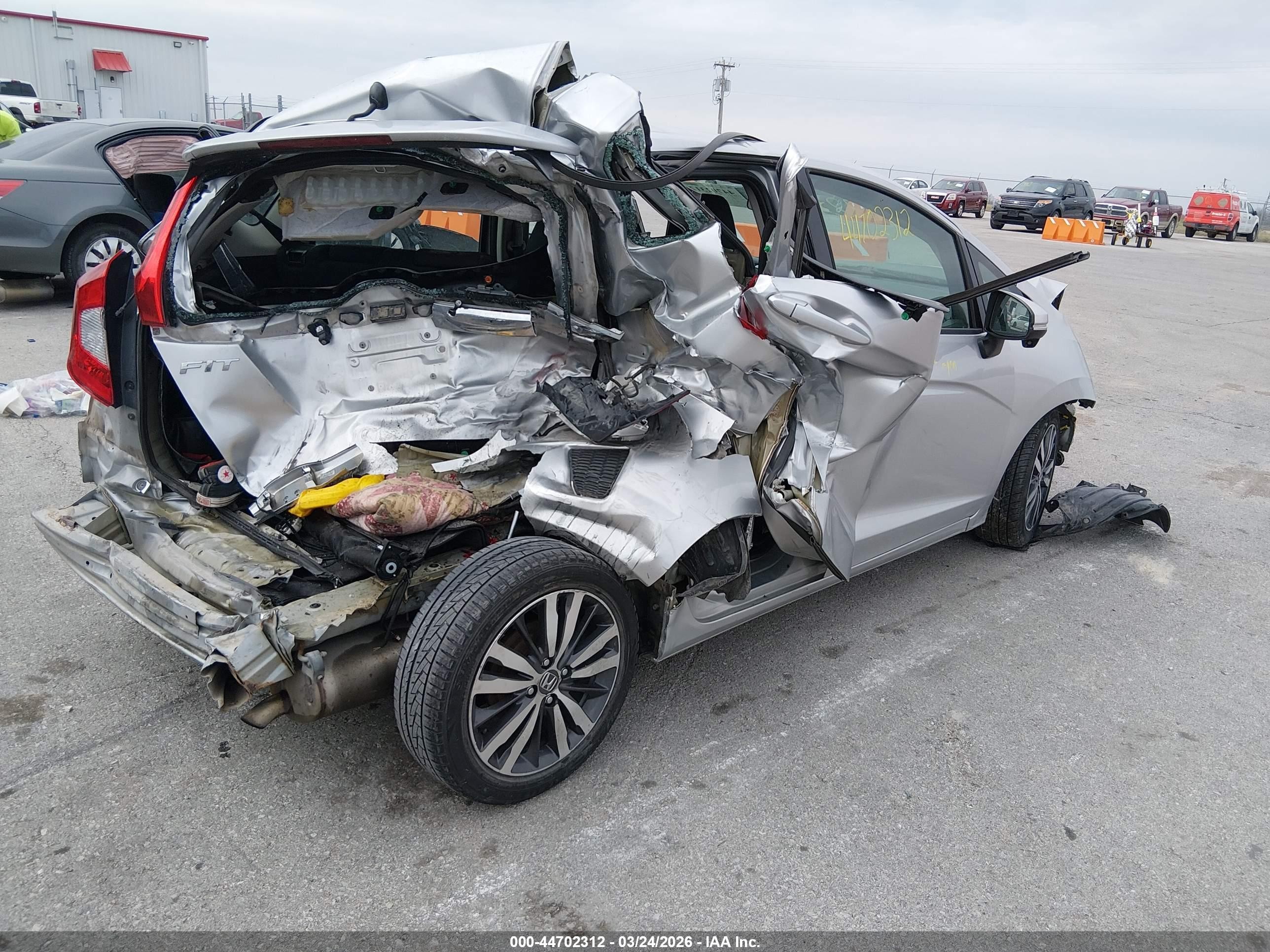 2015 Honda Fit Ex/ex-l Silver vin: 3HGGK5H86FM757279