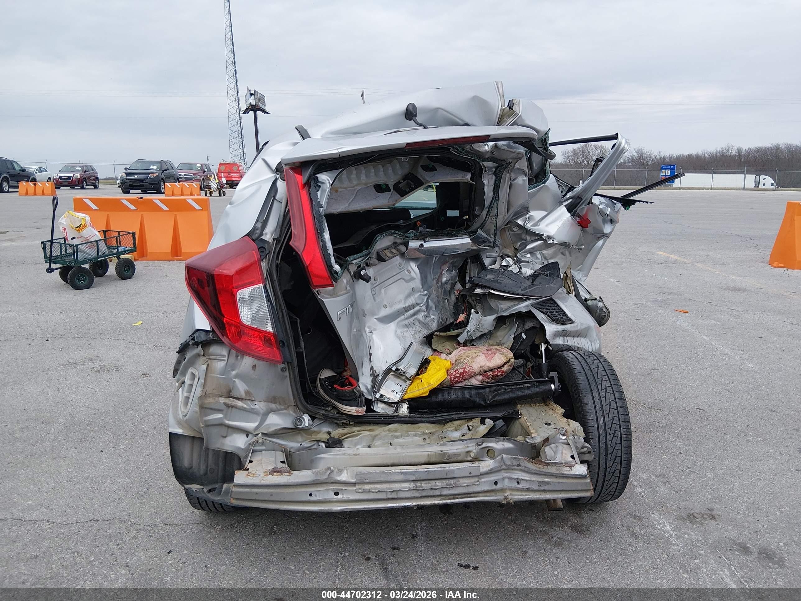 2015 Honda Fit Ex/ex-l Silver vin: 3HGGK5H86FM757279