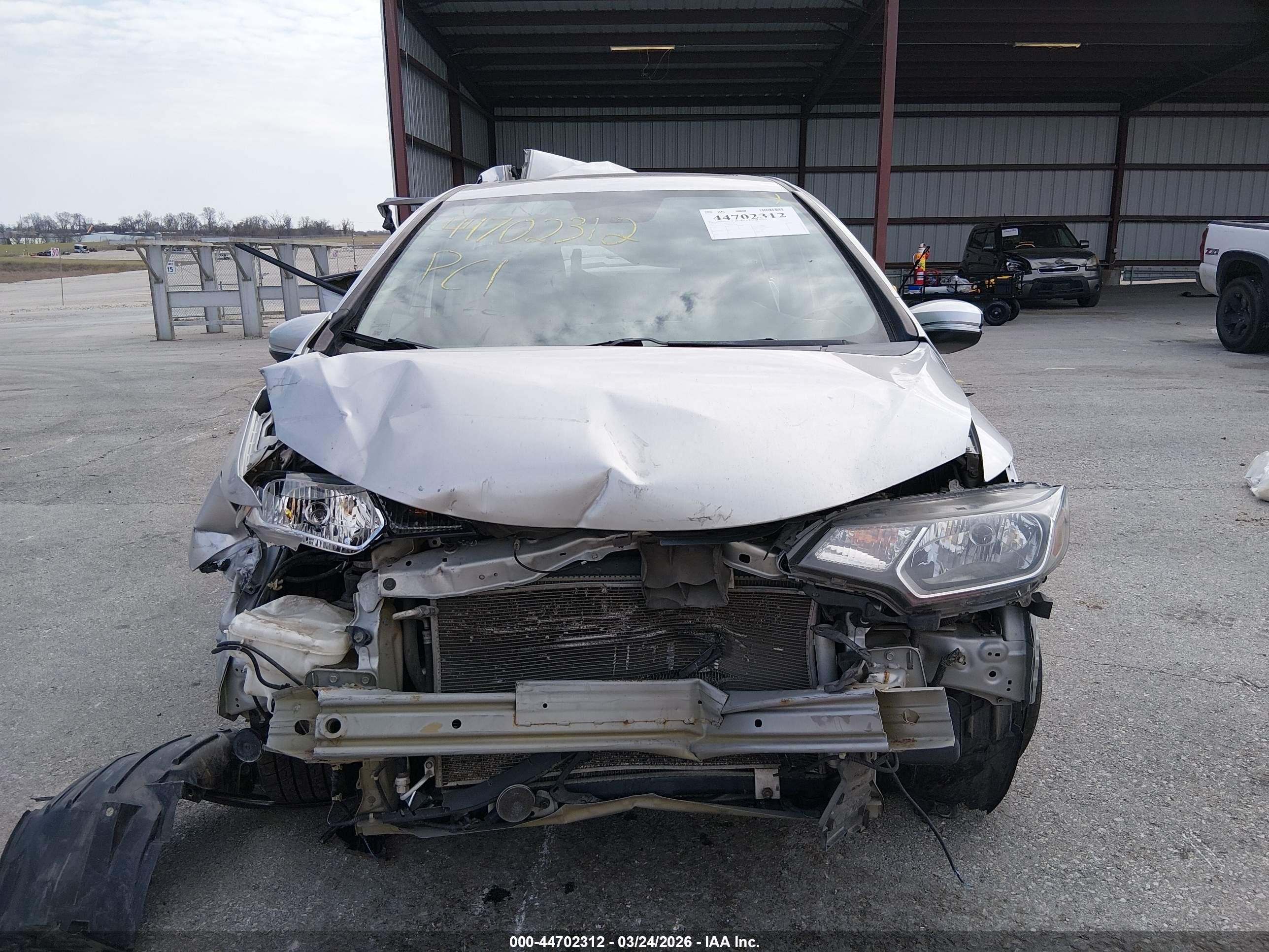 2015 Honda Fit Ex/ex-l Silver vin: 3HGGK5H86FM757279