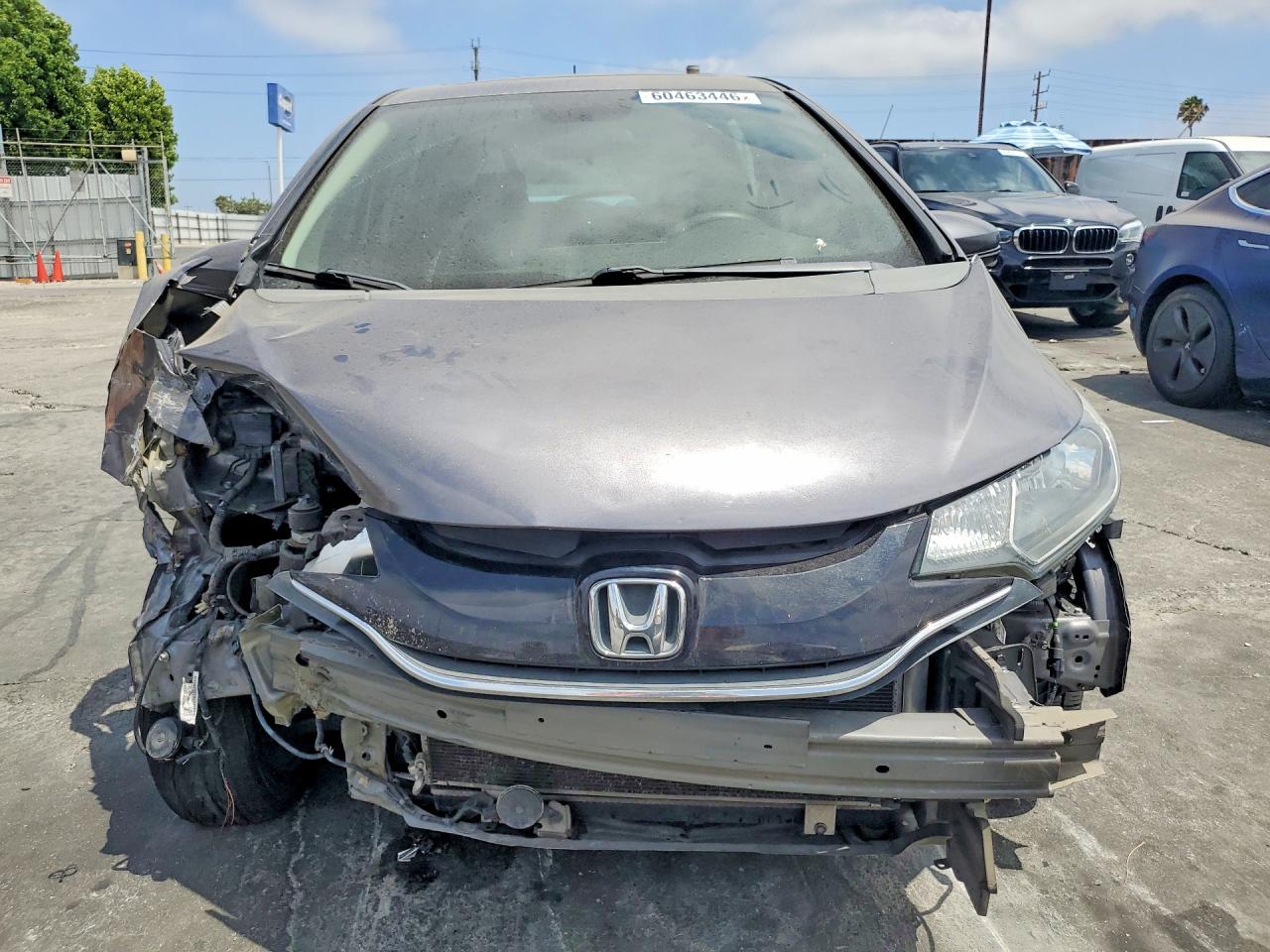 2015 Honda Fit Ex/exl Серый vin: 3HGGK5H86FM760960