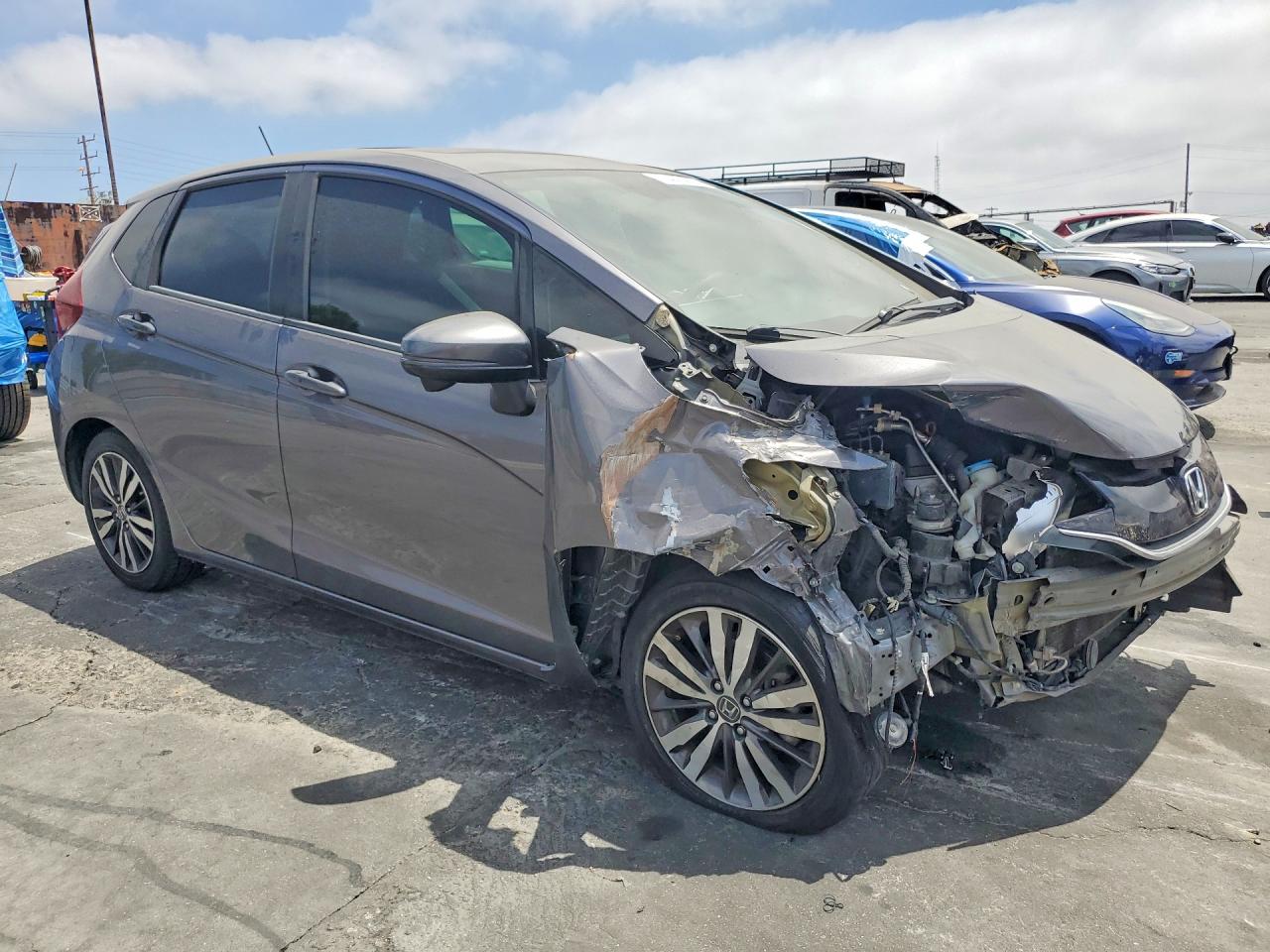 2015 Honda Fit Ex/exl Серый vin: 3HGGK5H86FM760960
