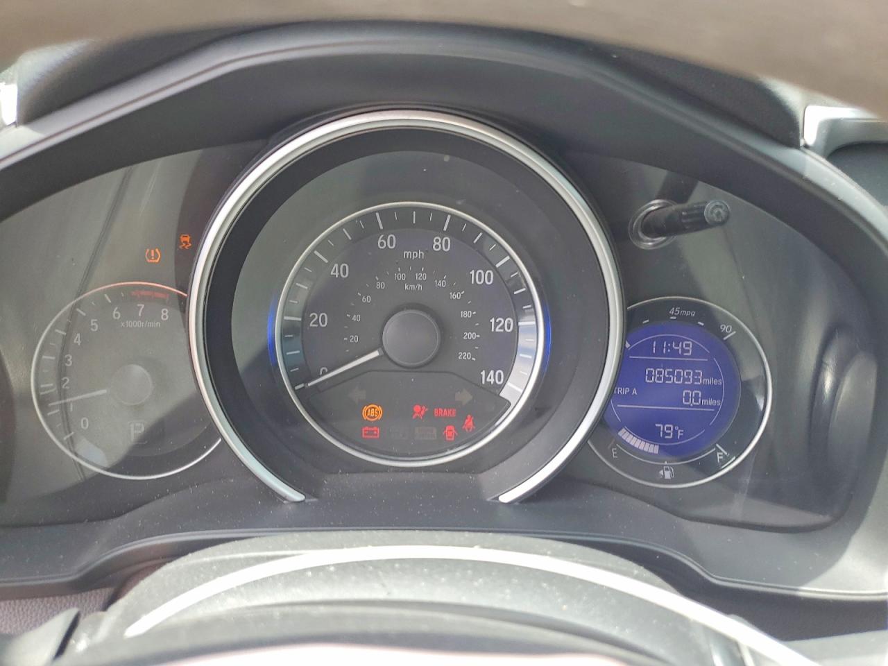 2015 Honda Fit Ex/exl Серый vin: 3HGGK5H86FM760960