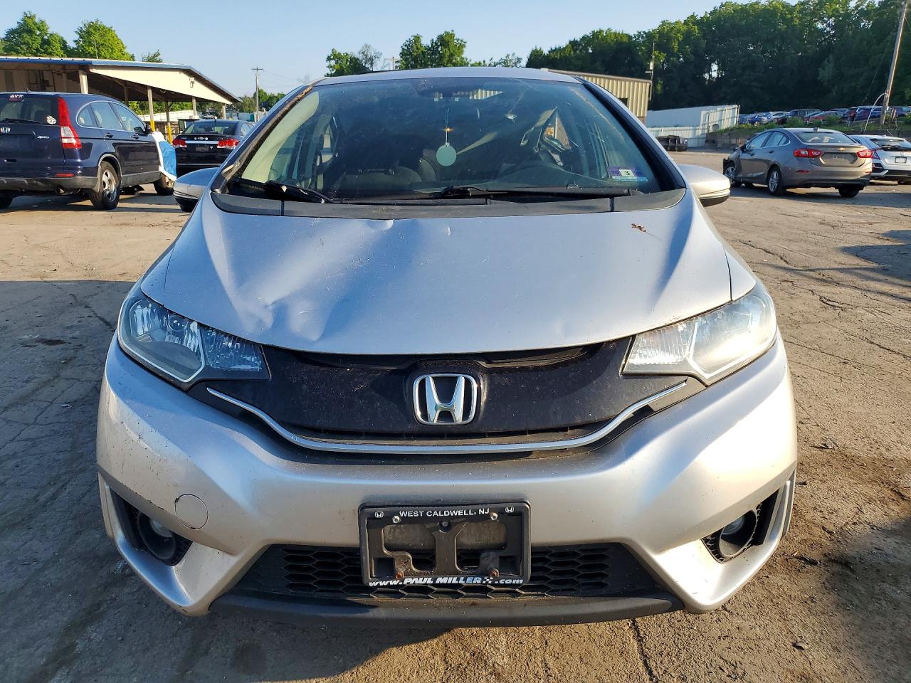 2015 Honda Fit Ex Silver vin: 3HGGK5H86FM761140