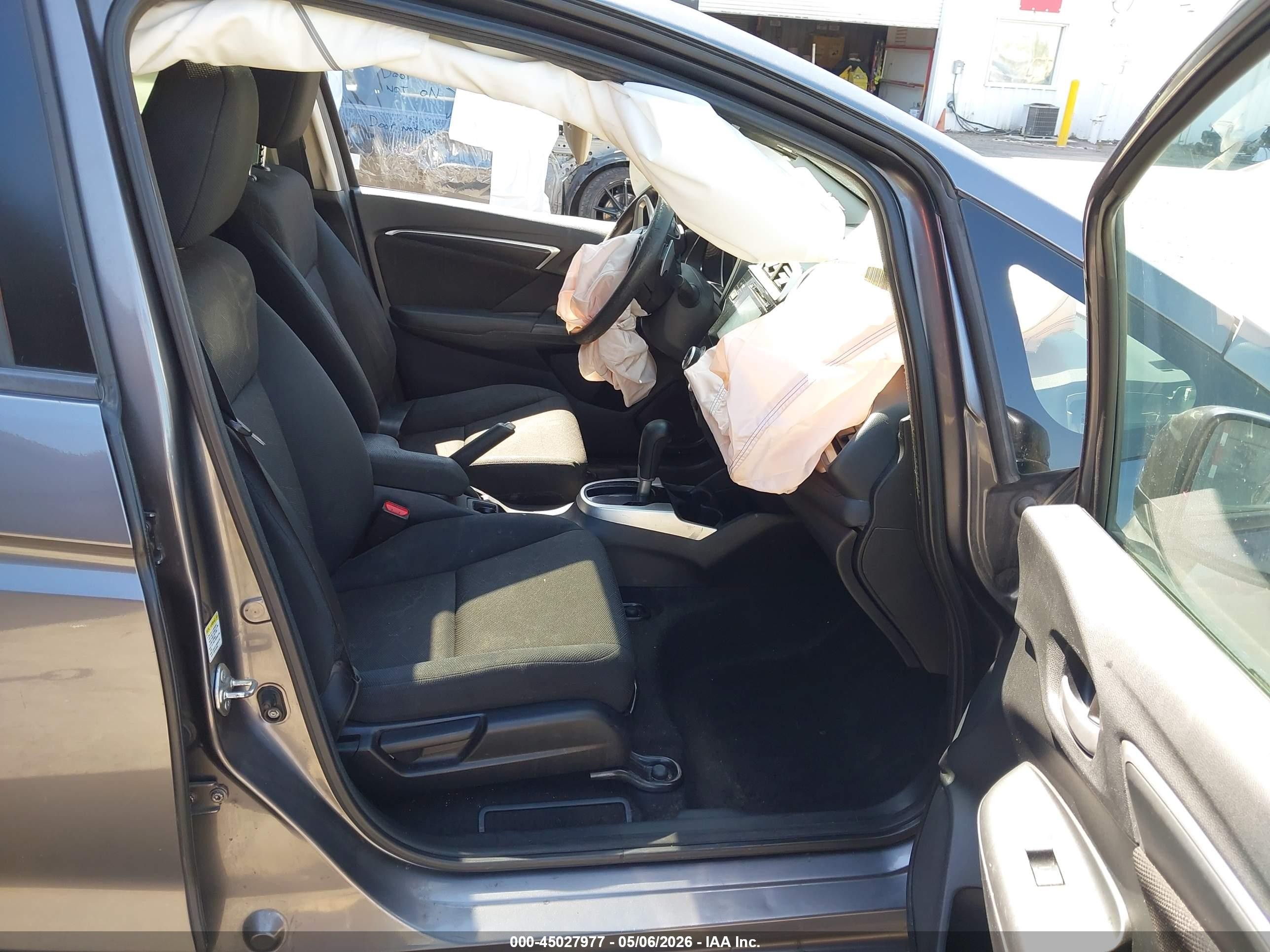 2015 Honda Fit Ex/ex-l Gray vin: 3HGGK5H86FM767892