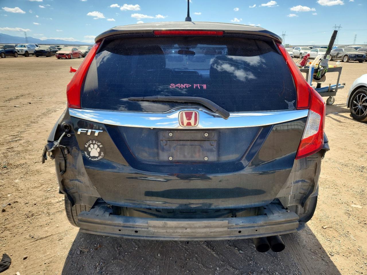 2015 Honda Fit Ex Черный vin: 3HGGK5H86FM769903