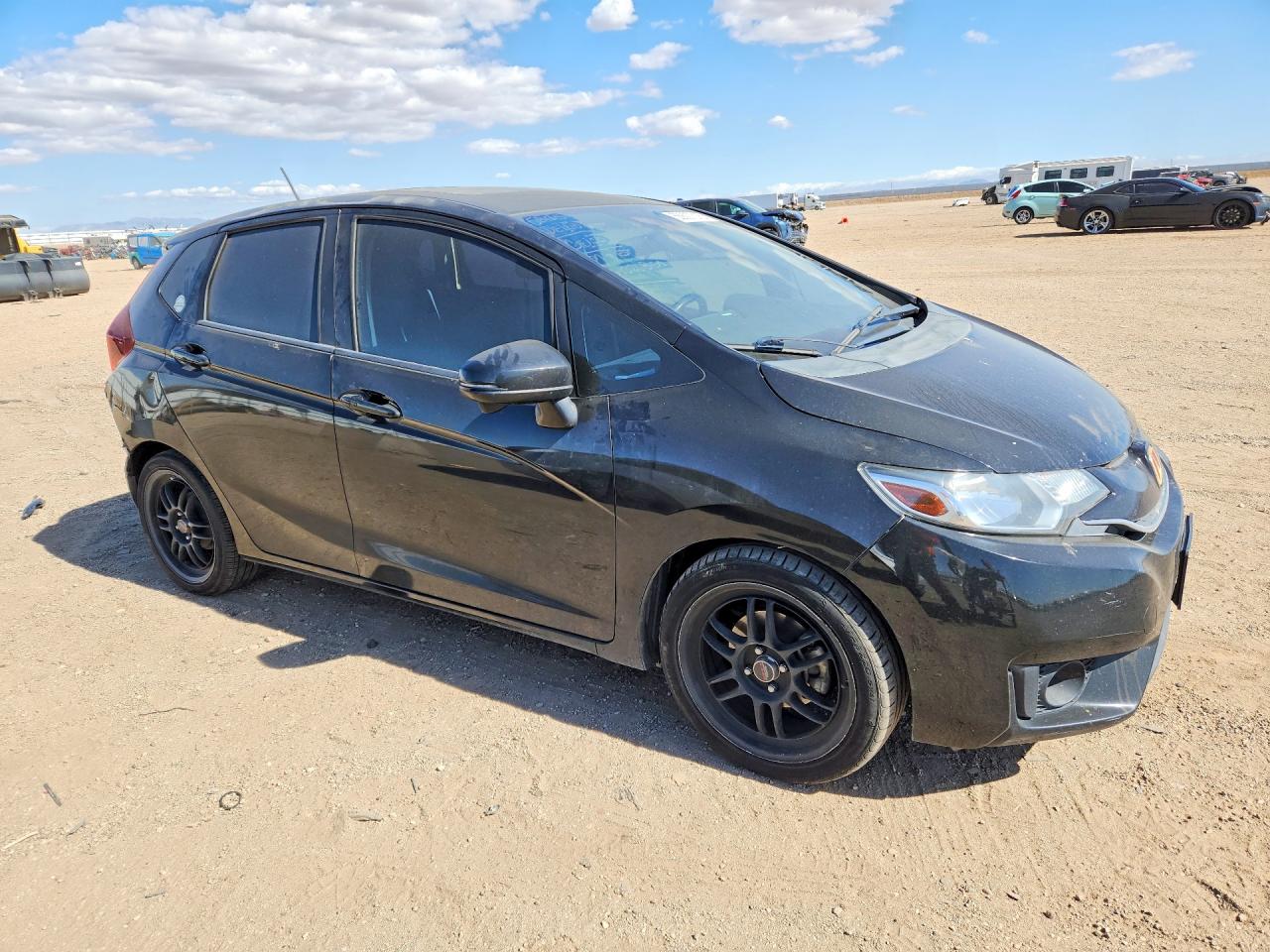 2015 Honda Fit Ex Черный vin: 3HGGK5H86FM769903