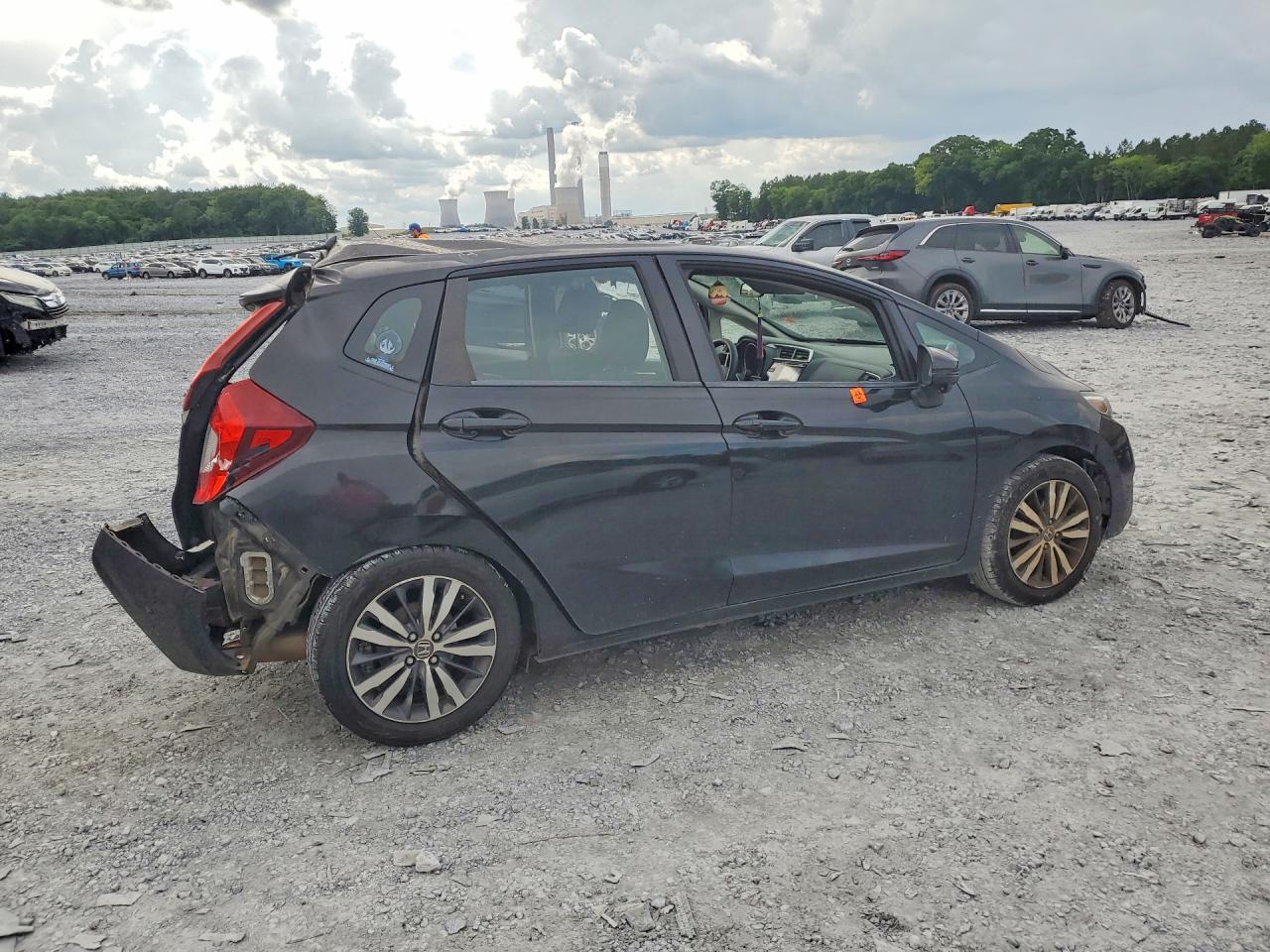 2015 Honda Fit Ex Черный vin: 3HGGK5H86FM778827