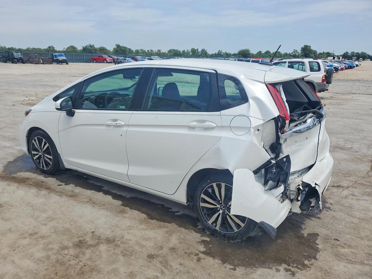 2020 Honda Fit Ex White vin: 3HGGK5H86LM719465