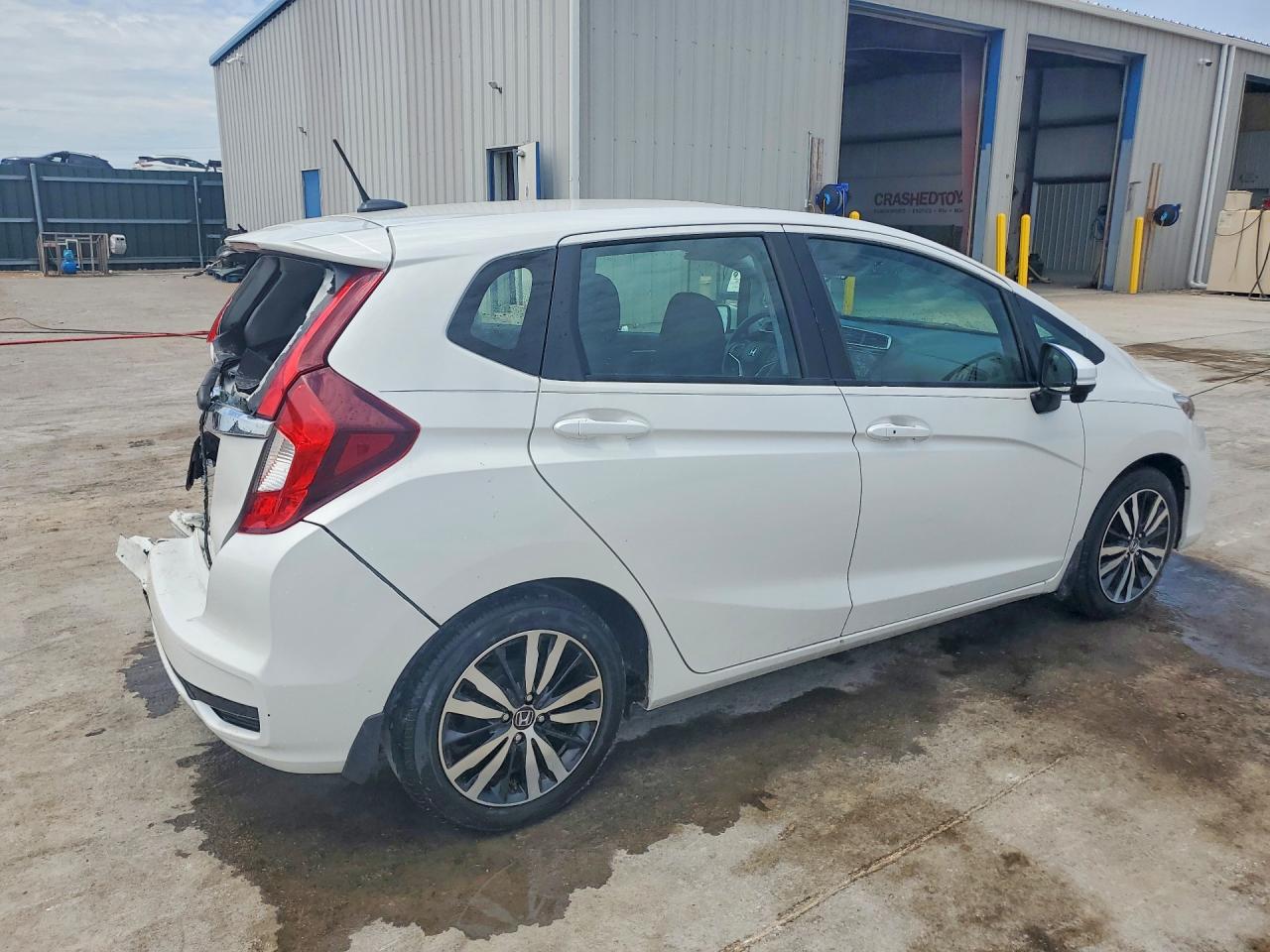 2020 Honda Fit Ex White vin: 3HGGK5H86LM719465