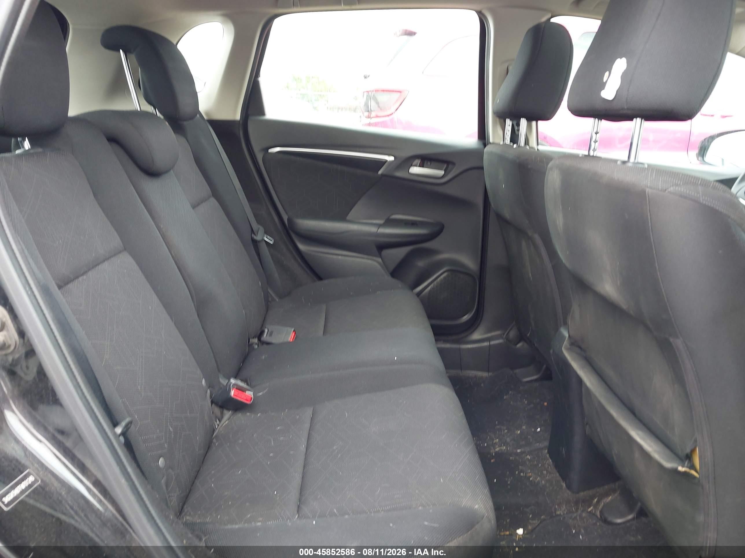 2015 Honda Fit Ex/ex-l Black vin: 3HGGK5H87FM701240