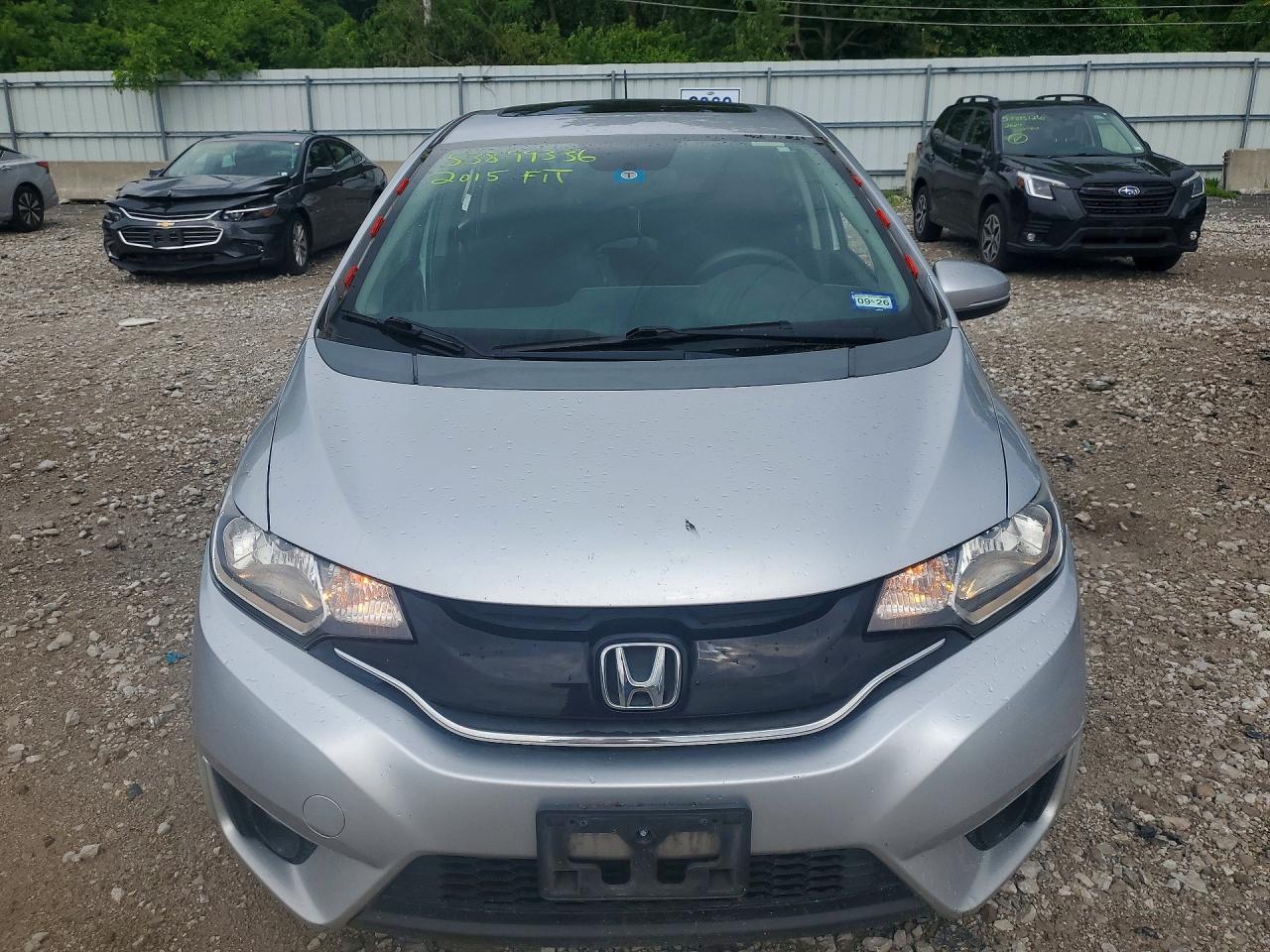 2015 Honda Fit Ex Silver vin: 3HGGK5H87FM702386