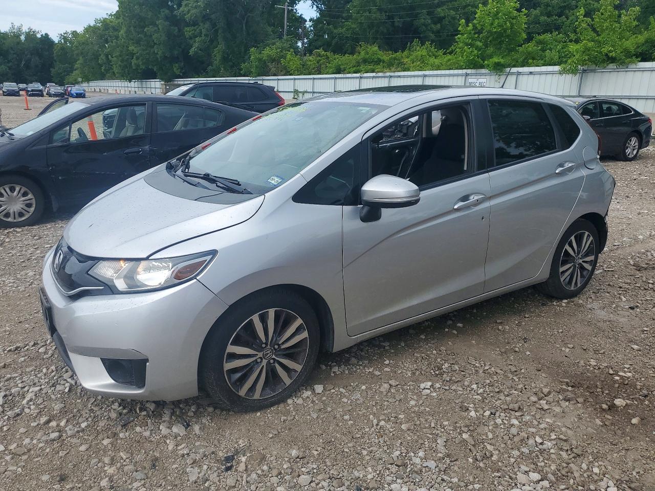 2015 Honda Fit Ex Silver vin: 3HGGK5H87FM702386