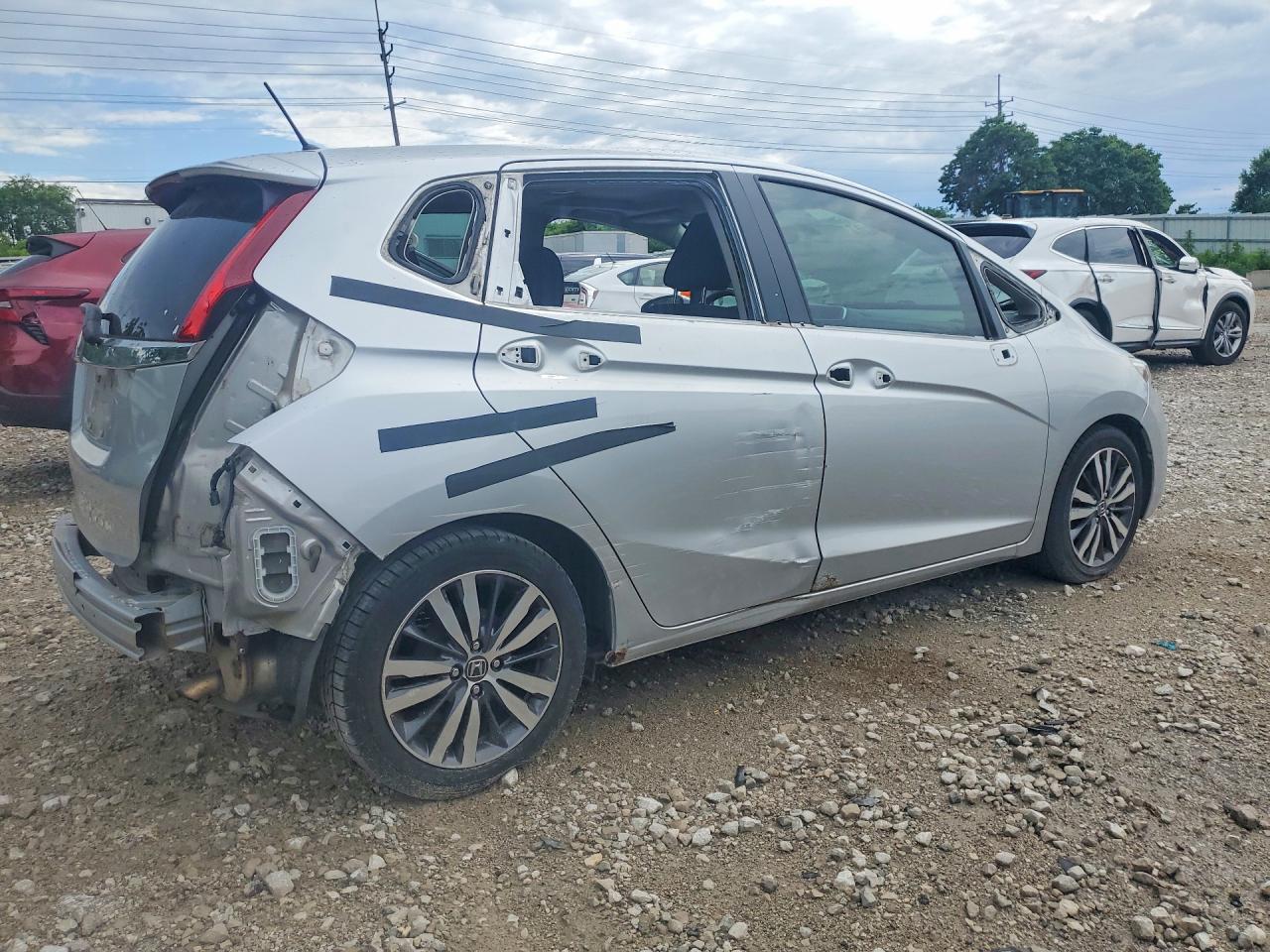 2015 Honda Fit Ex Silver vin: 3HGGK5H87FM702386