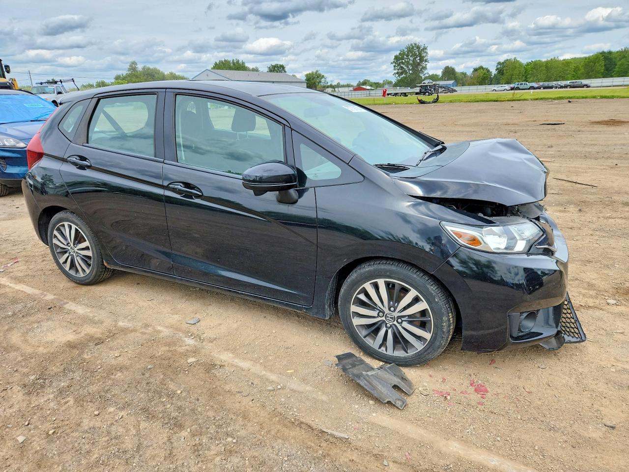 2015 Honda Fit Ex Black vin: 3HGGK5H87FM706812