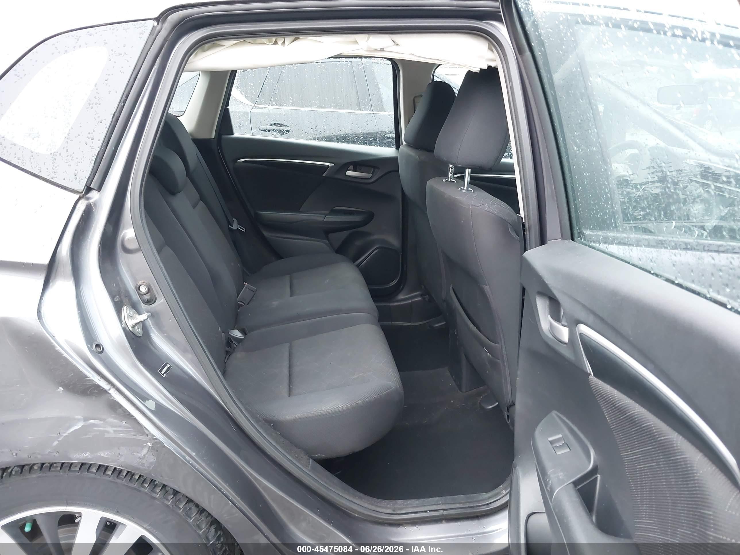2015 Honda Fit Ex/ex-l Gray vin: 3HGGK5H87FM711282