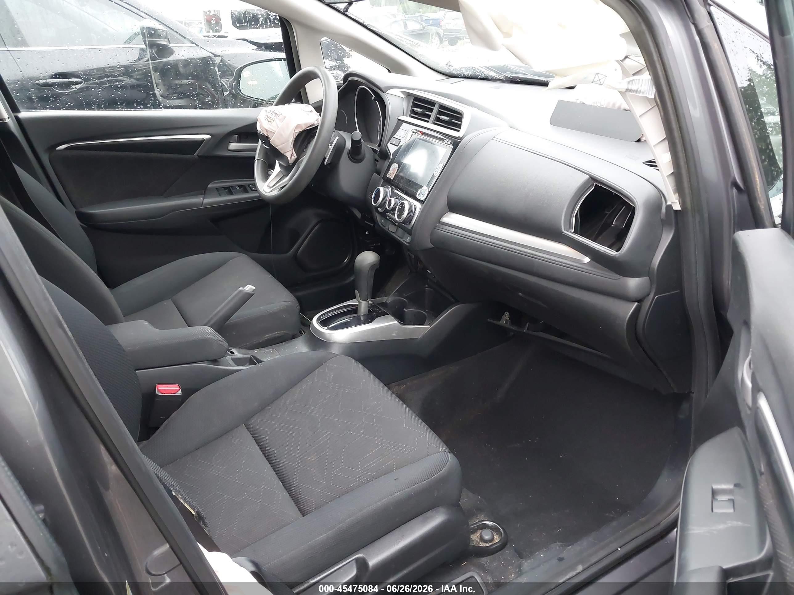 2015 Honda Fit Ex/ex-l Gray vin: 3HGGK5H87FM711282
